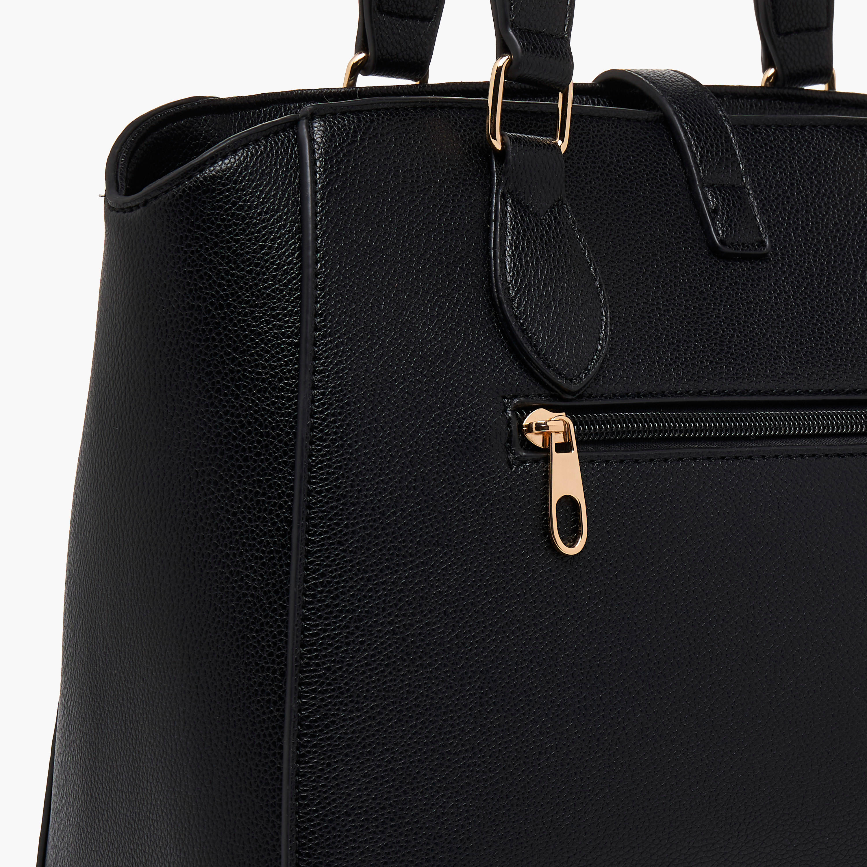 شنطة توتي بارزة الملمس بقفل إغلاق دوار من أدور-women-bagsandwallets-handbags-image-5