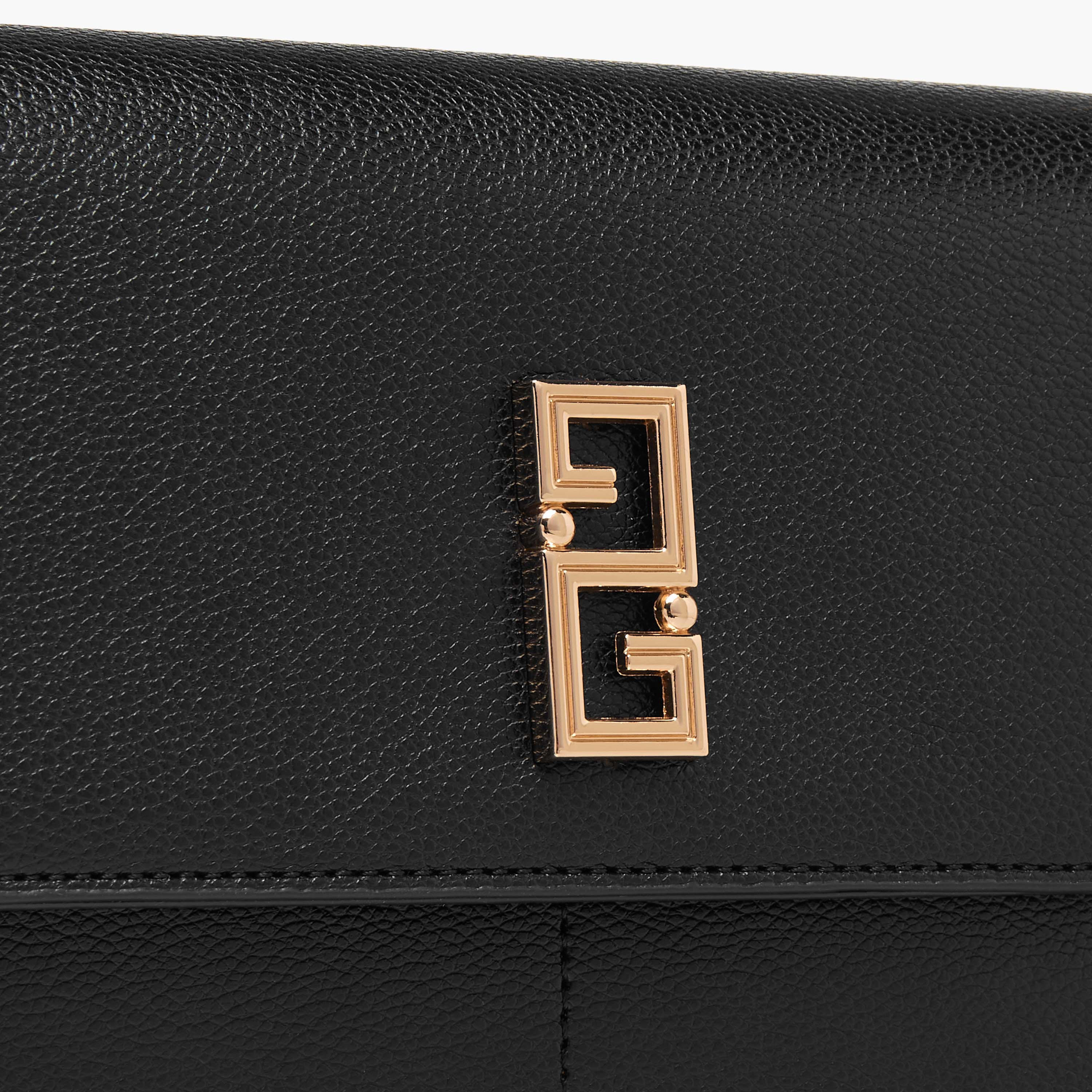 شنطة كروس بودي بزينة ميتالك مع حزام سلسلة للنساء من أدور سام-women-bagsandwallets-handbags-image-5
