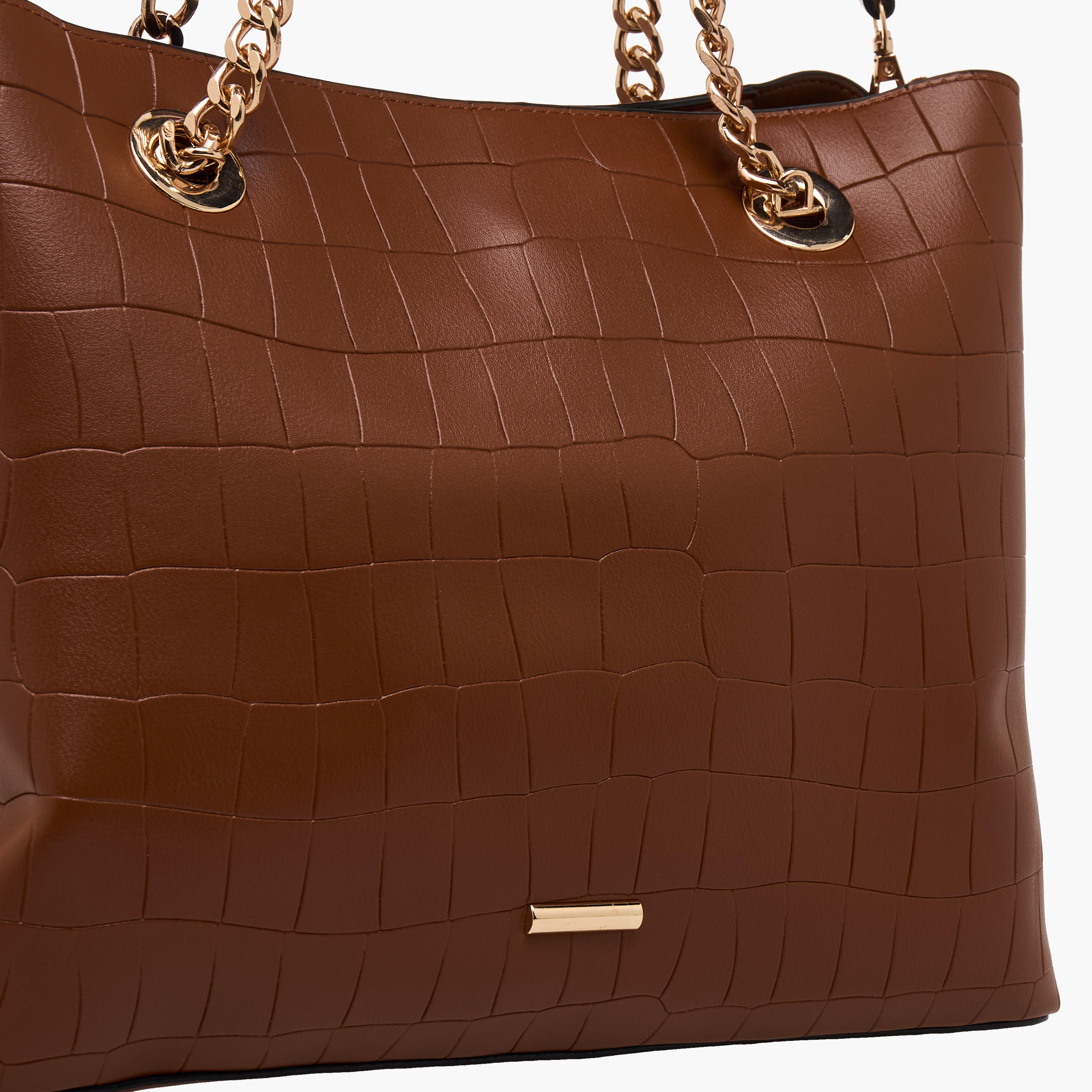 شنطة توتي بارزة الملمس بسحاب إغلاق من أدور-women-bagsandwallets-handbags-image-4