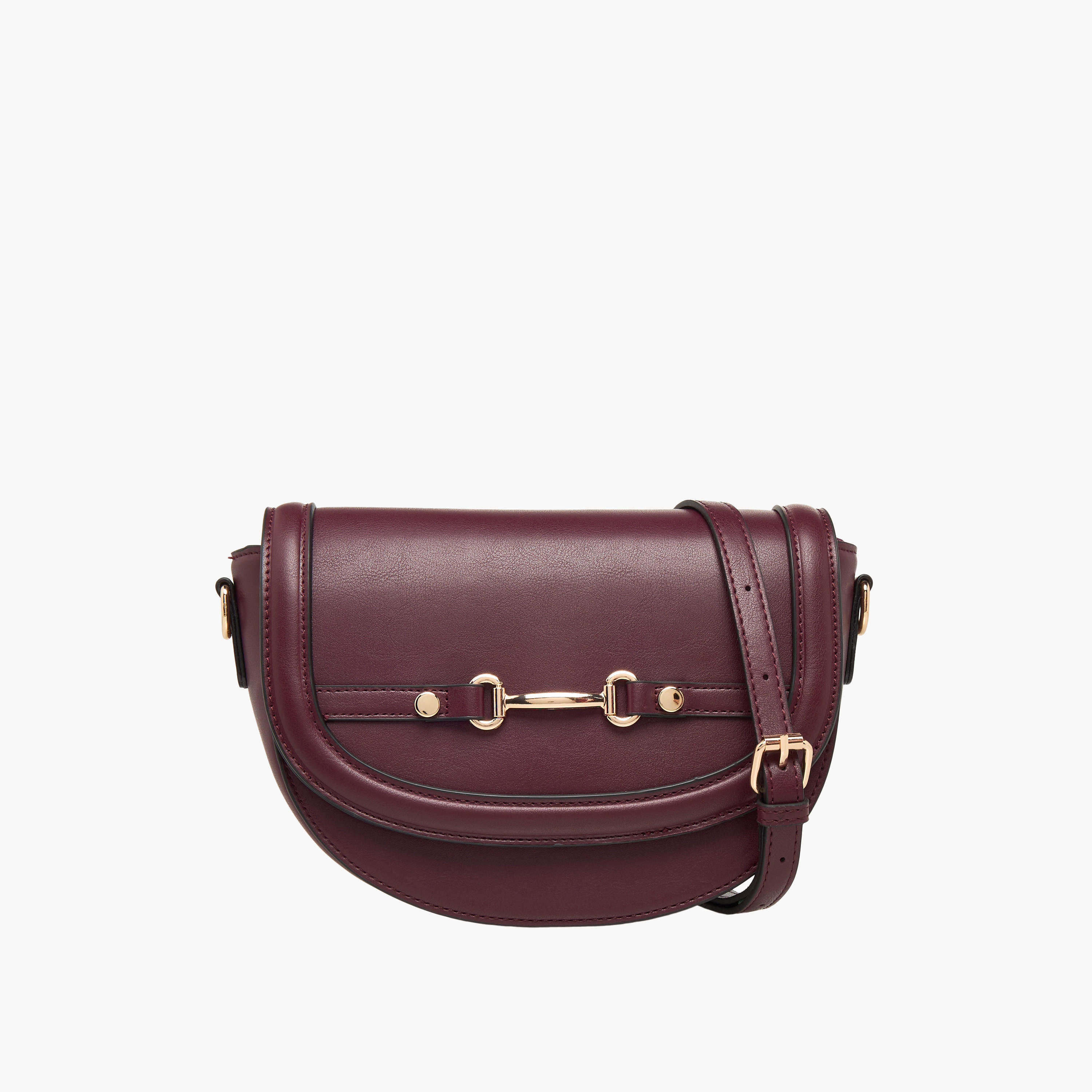 Adore SAM Metallic Detail Crossbody Bag with Adjustable Strap-women-bagsandwallets-handbags-image-1