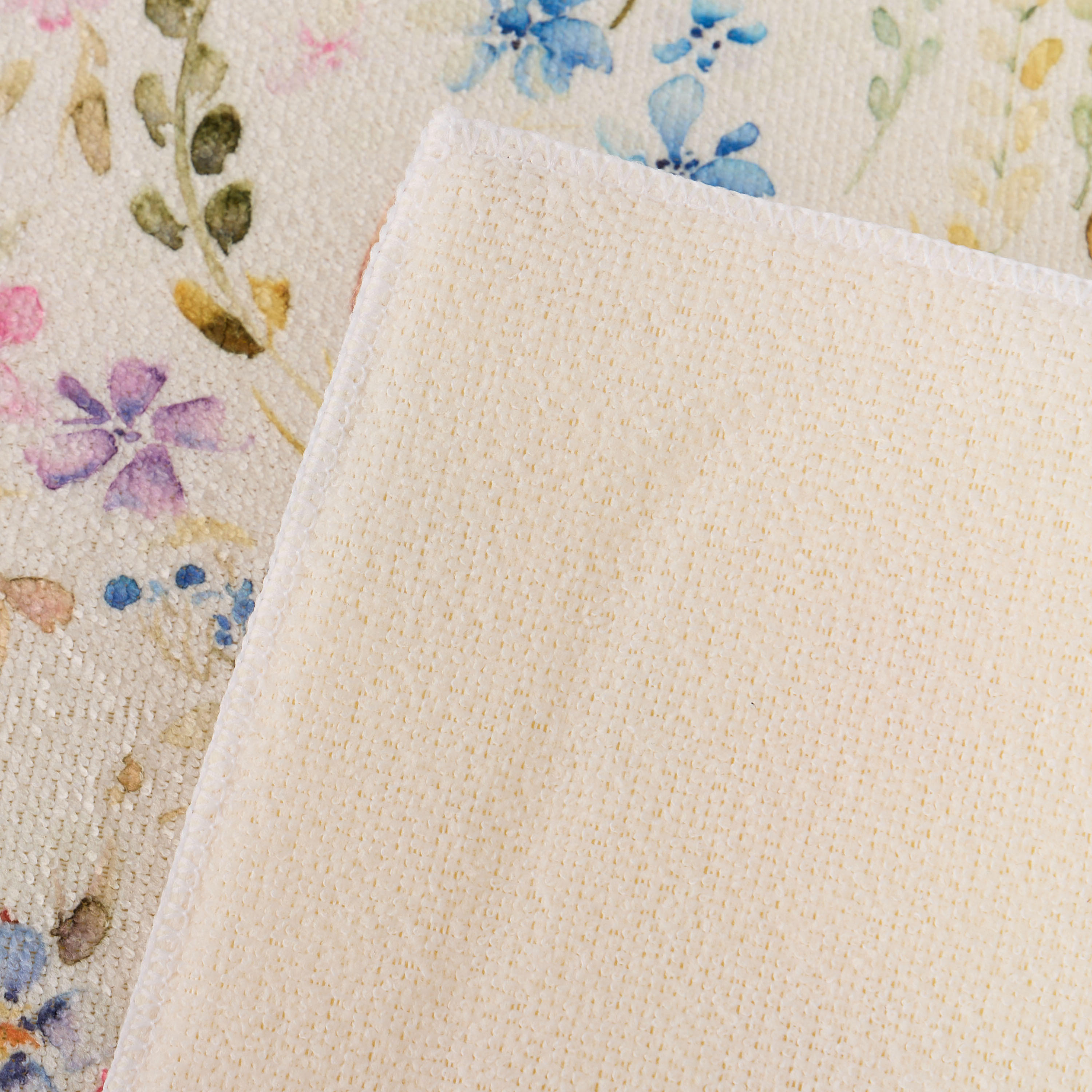 Floral Print Drying Mat - 38x51 cms-household-kitchen-kitchenlinen-kitchentowelsandlinen-image-5