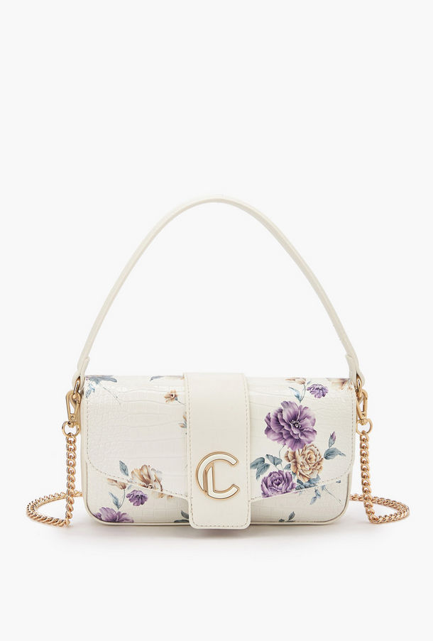 Le Confort Floral Print Crossbody Bag with Grab Handle-women-image-1