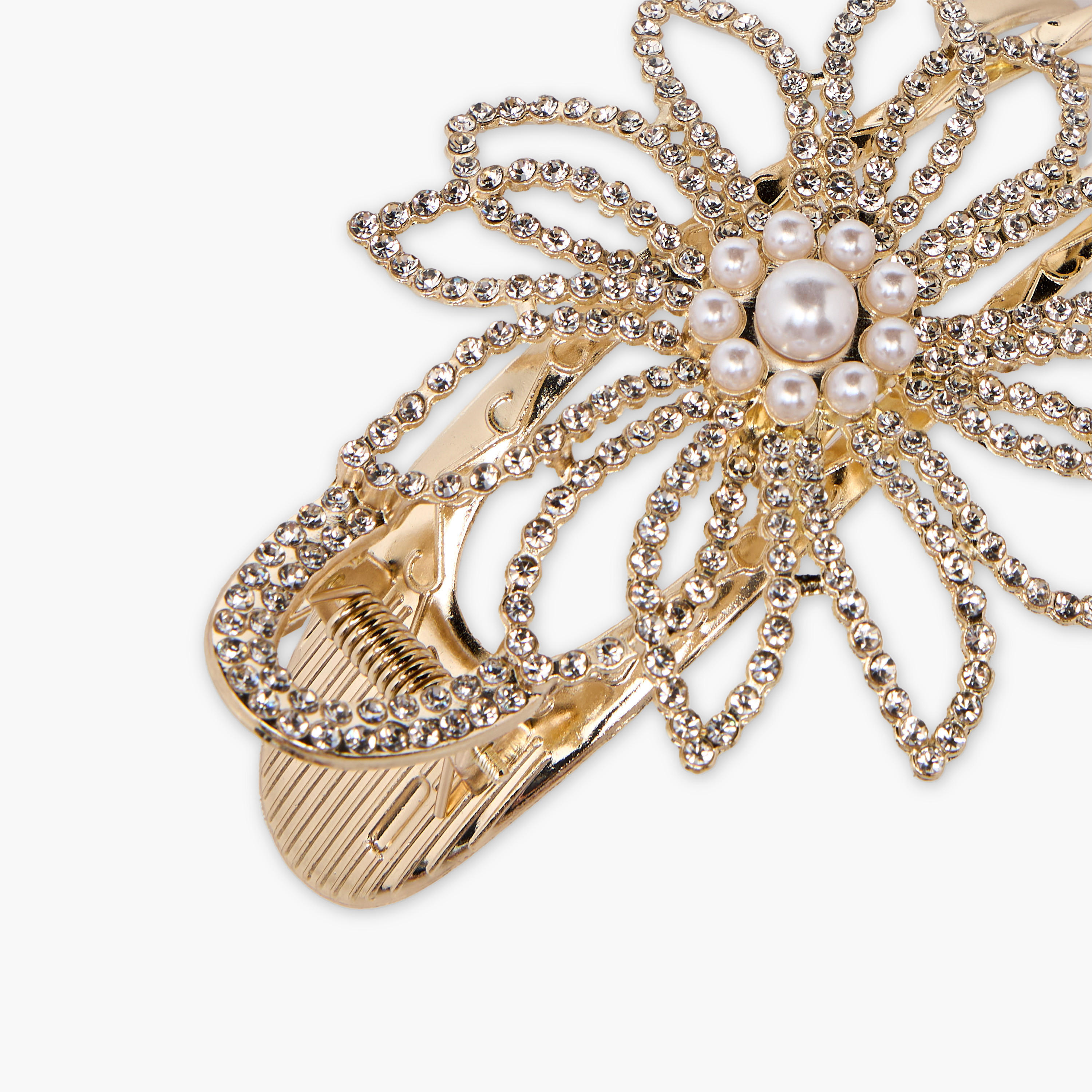 Metal Embellished Hair Clip-women-hairaccessories-clips-image-4