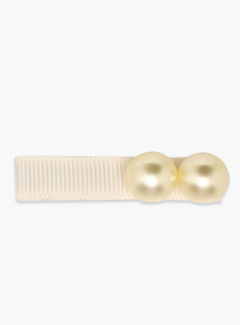 Hair Clip with Pearl Embellishment-women-hairaccessories-clips-image-1
