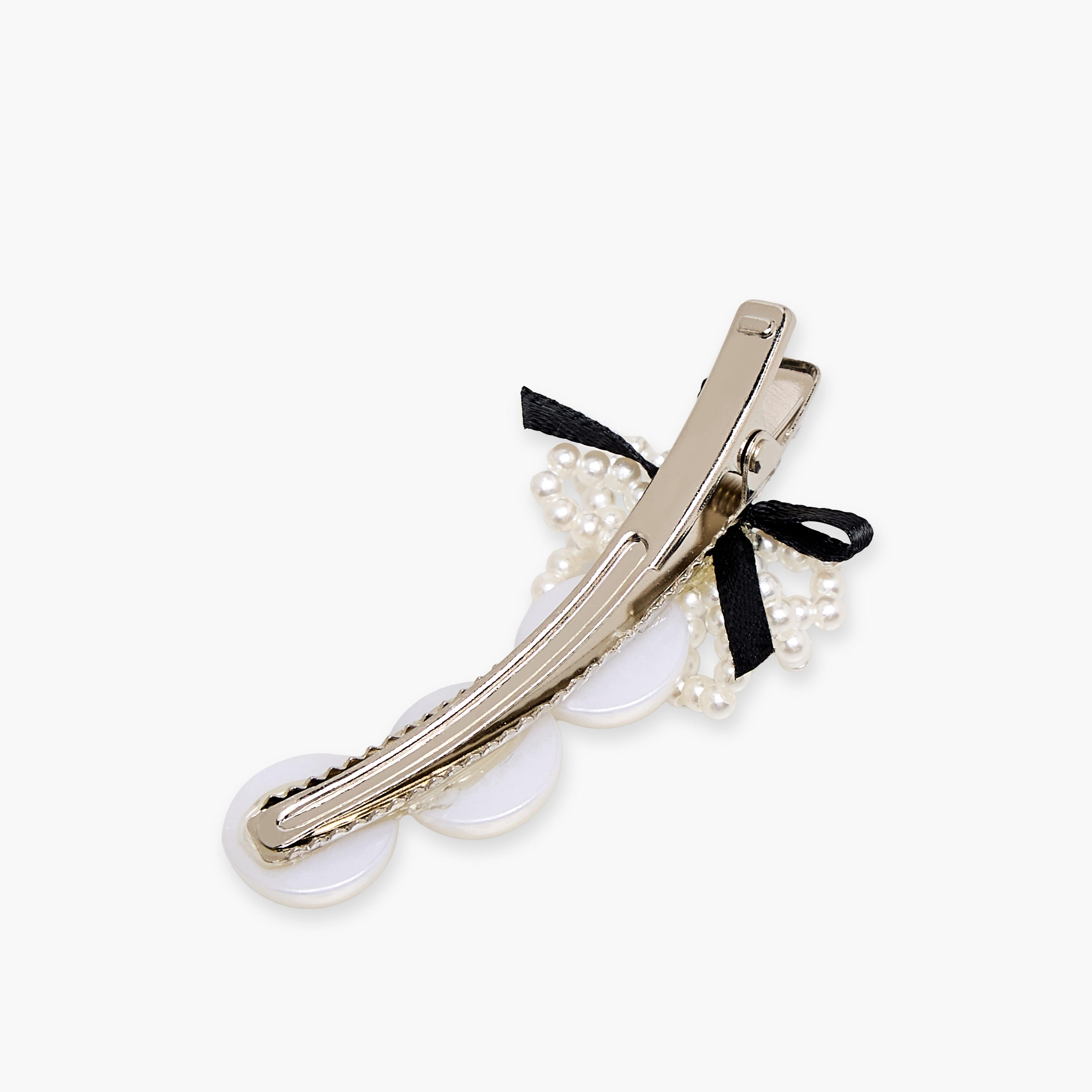 Hair Clip with Pearl Embellishment-women-hairaccessories-clips-image-3