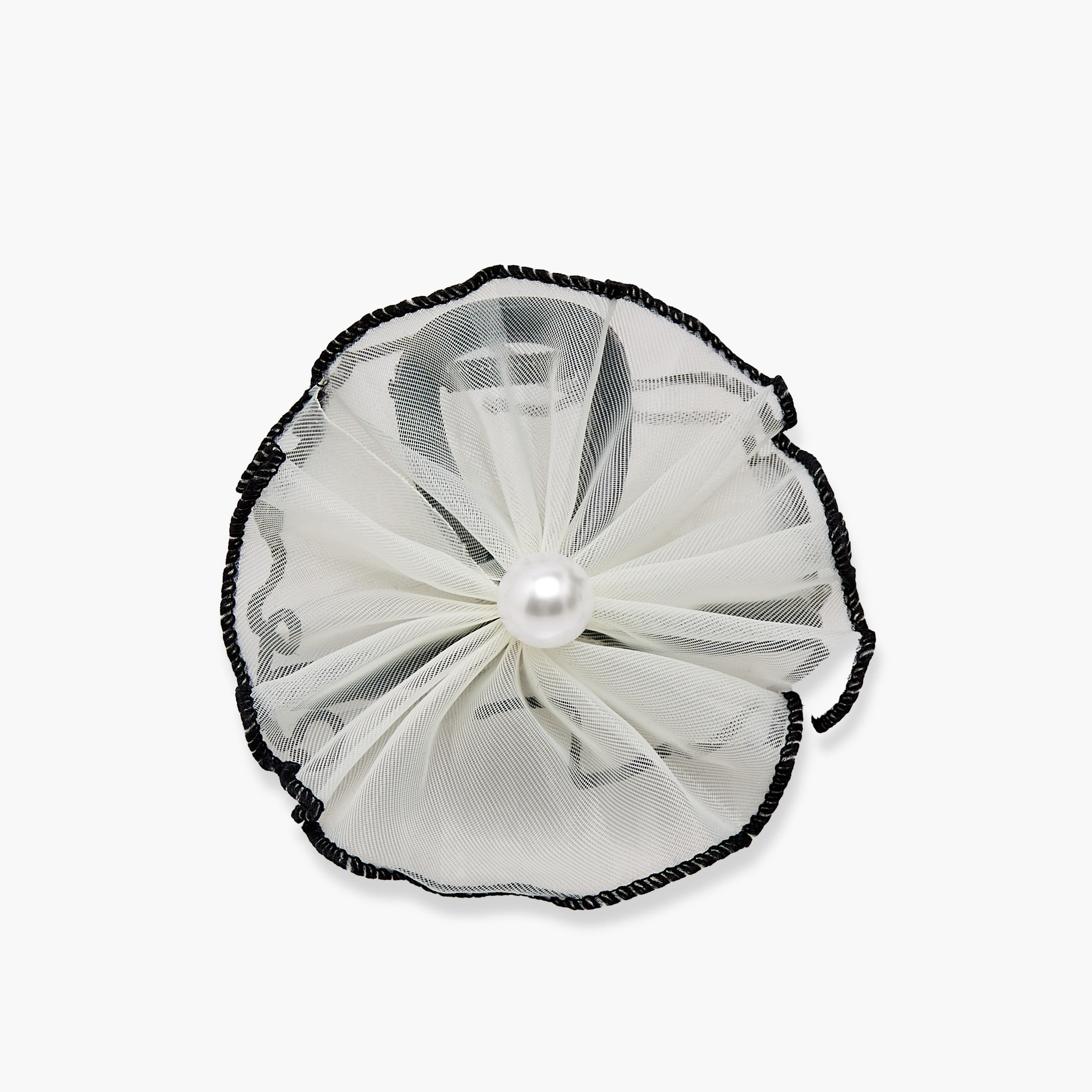 Hair Clamp with Pearl Embellishment-women-hairaccessories-clamps-image-1