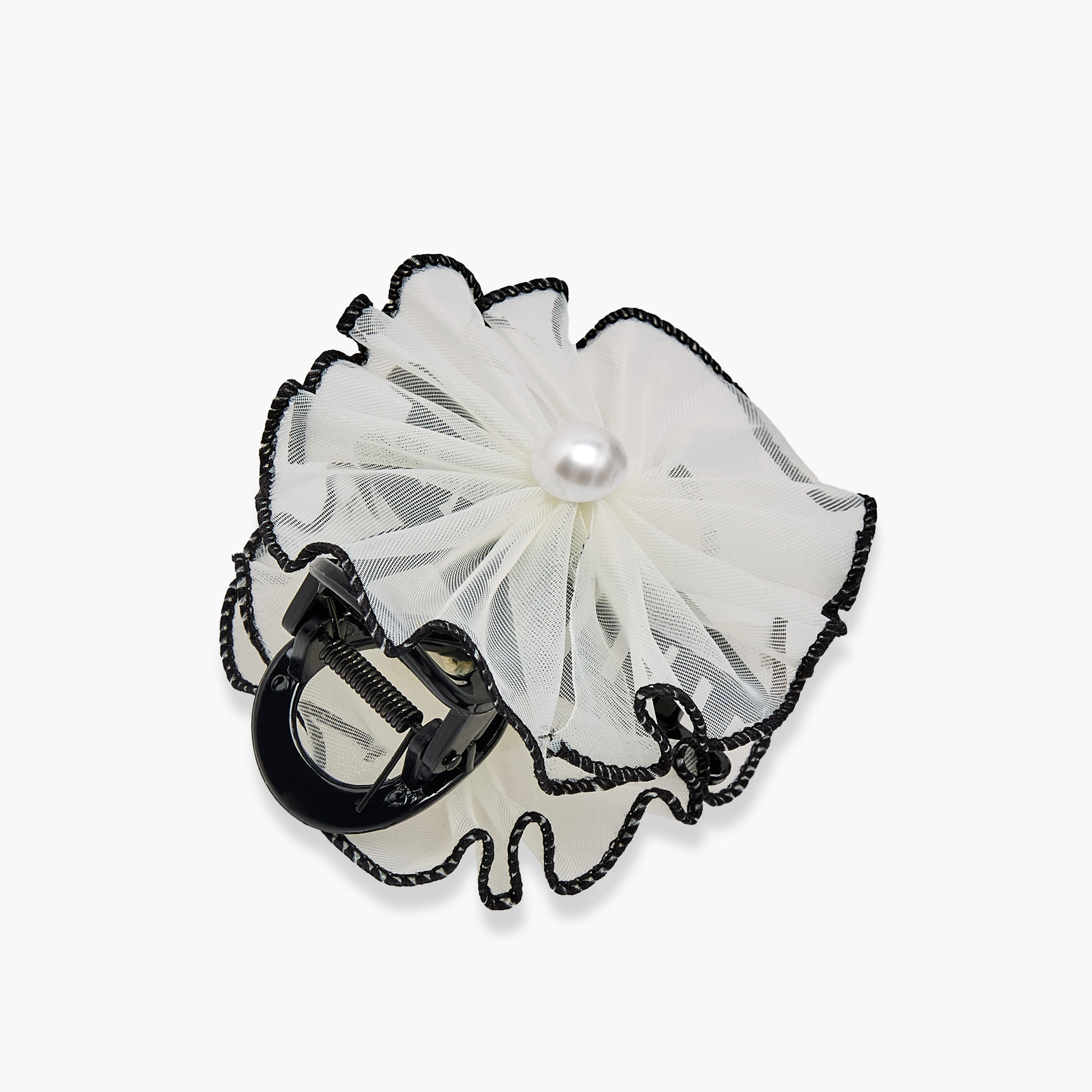 Hair Clamp with Pearl Embellishment-women-hairaccessories-clamps-image-2