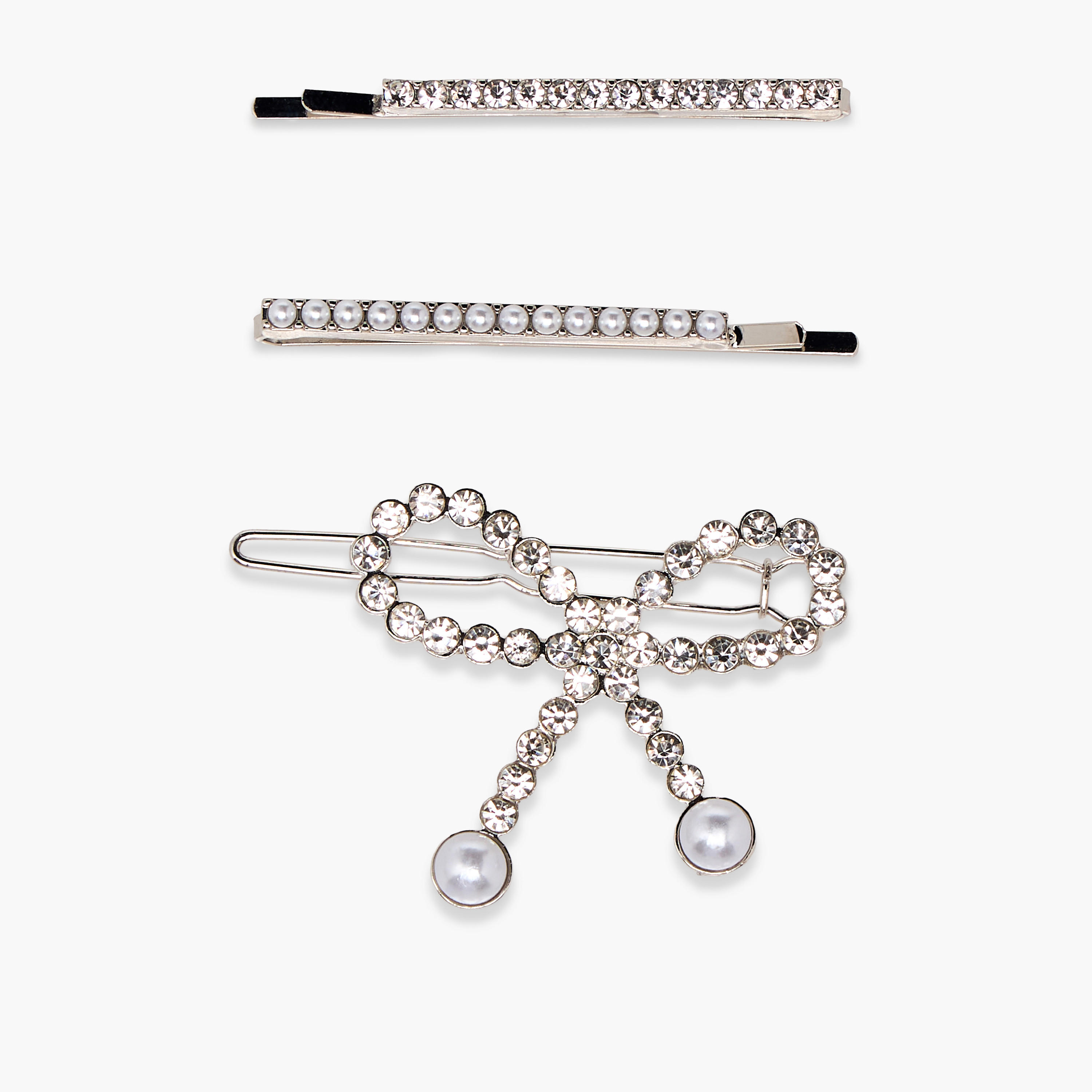 Pack of 3 Metal Hair Pin-women-hairaccessories-hairpins-image-1