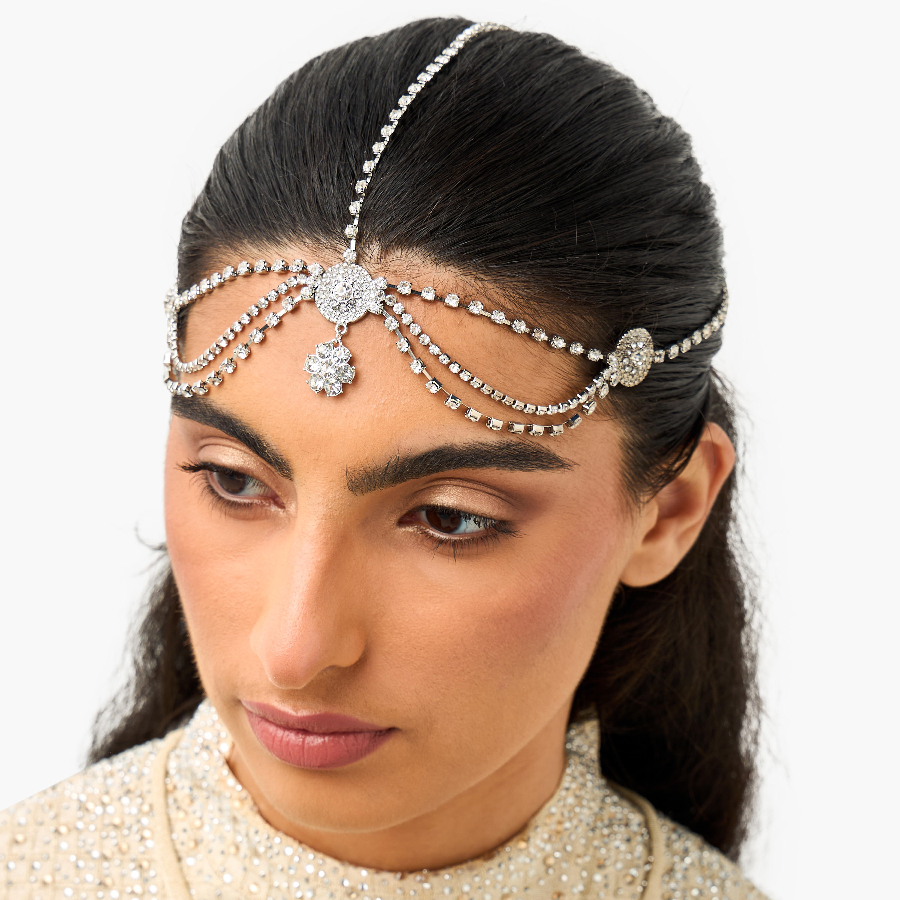 Hair Chain with Stone Embellishment-women-hairaccessories-others-image-1