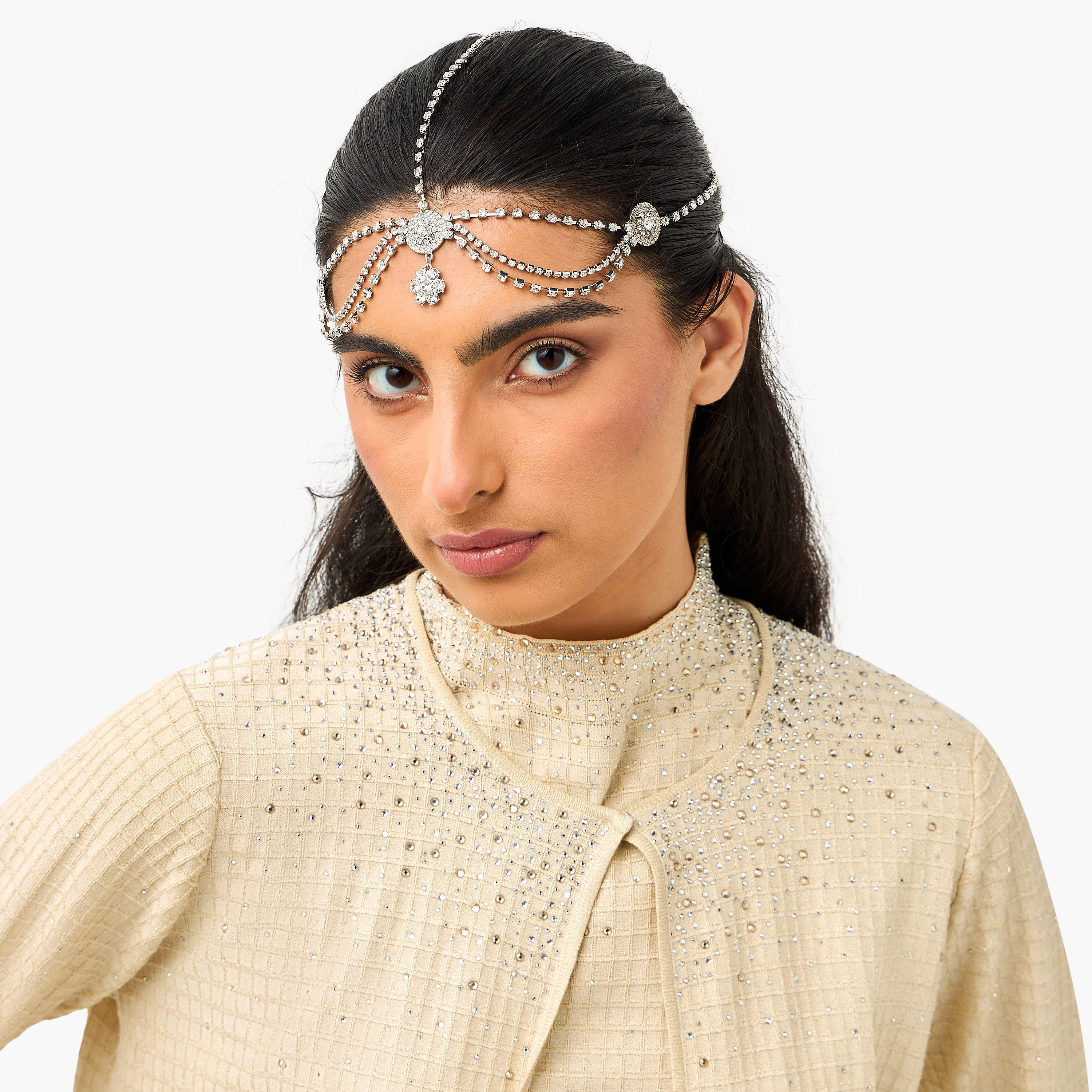 Hair Chain with Stone Embellishment-women-hairaccessories-others-image-4