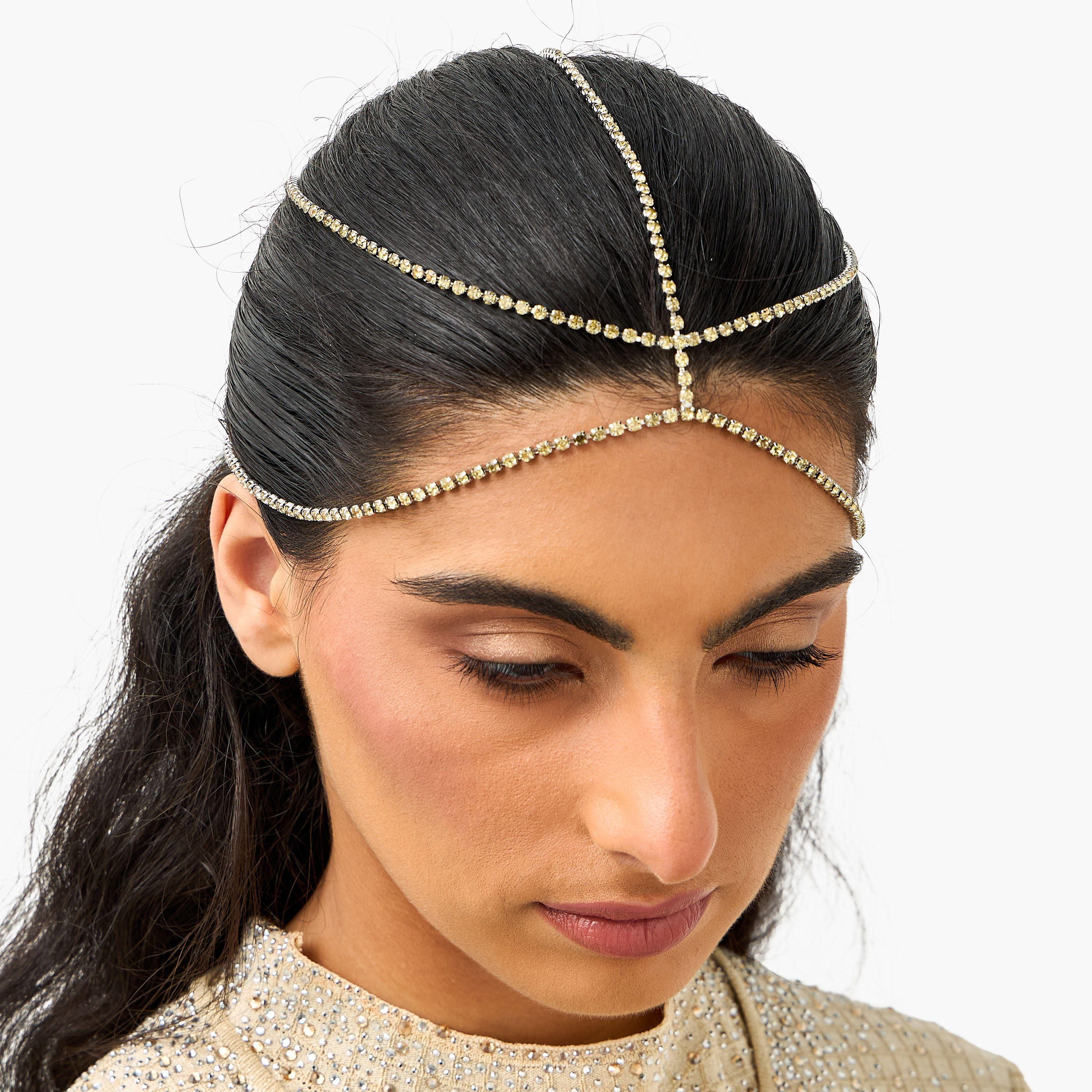Hair Chain with Stone Embellishment-women-hairaccessories-others-image-1