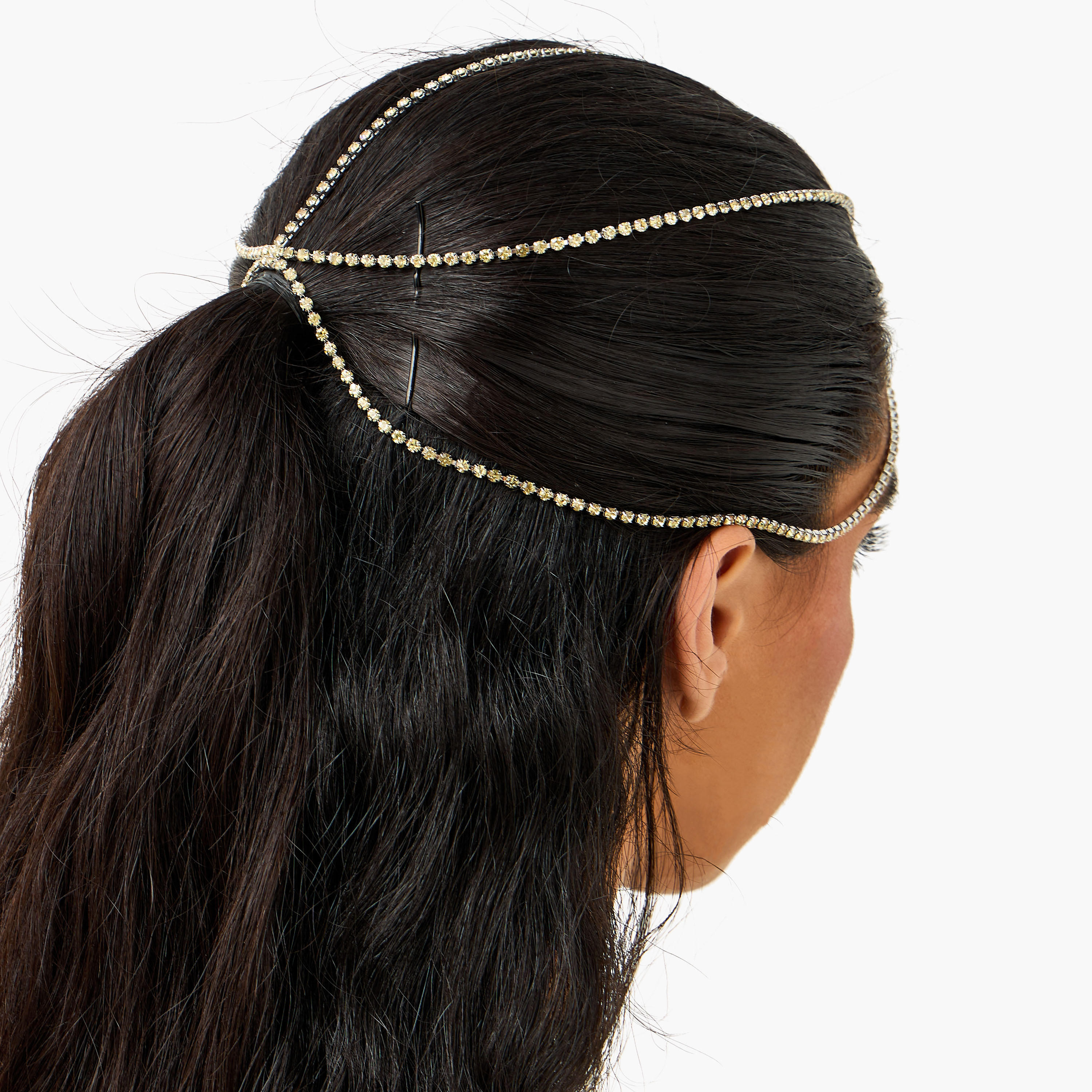 Hair Chain with Stone Embellishment-women-hairaccessories-others-image-2