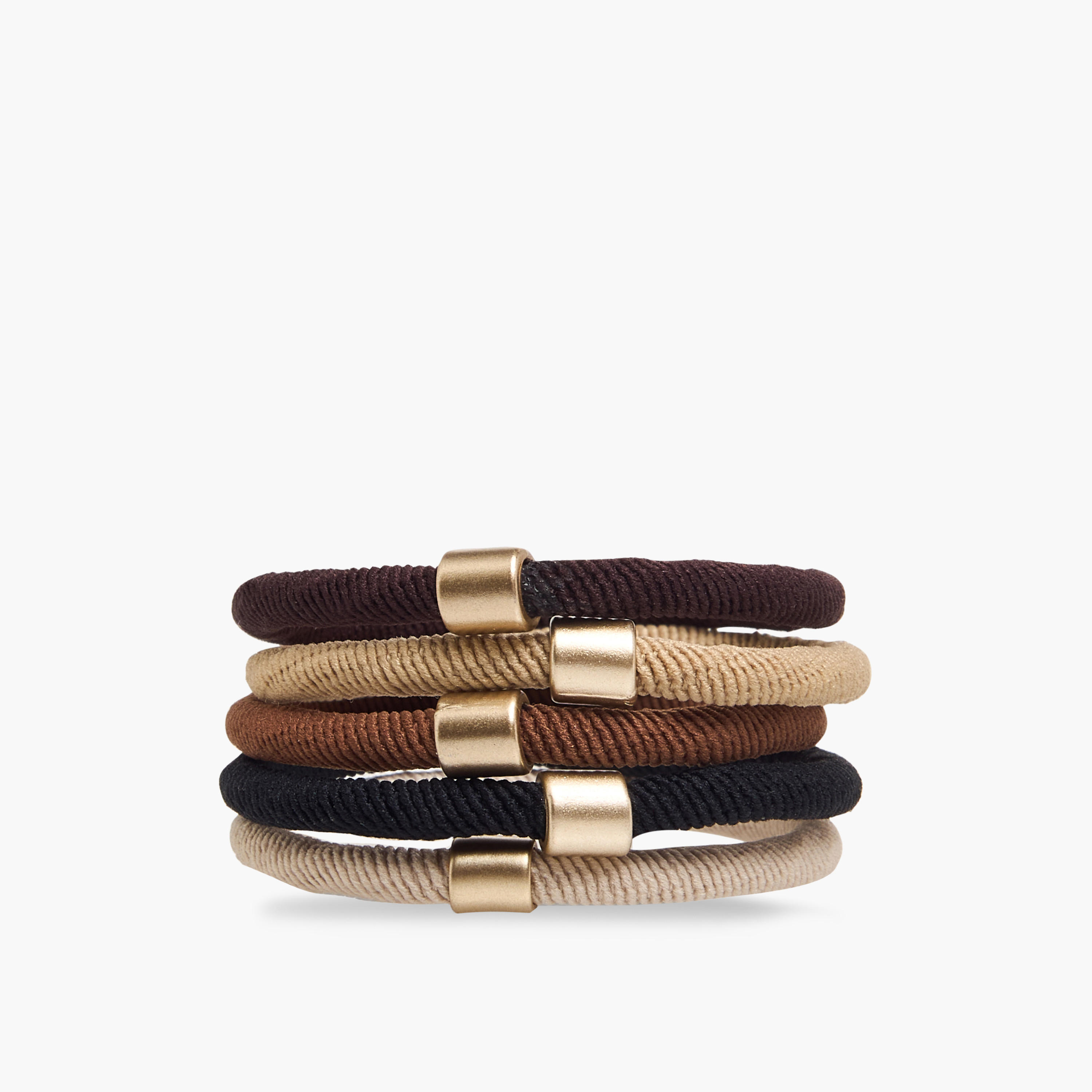 Pack of 5 Hair Tie-women-hairaccessories-sets-image-1