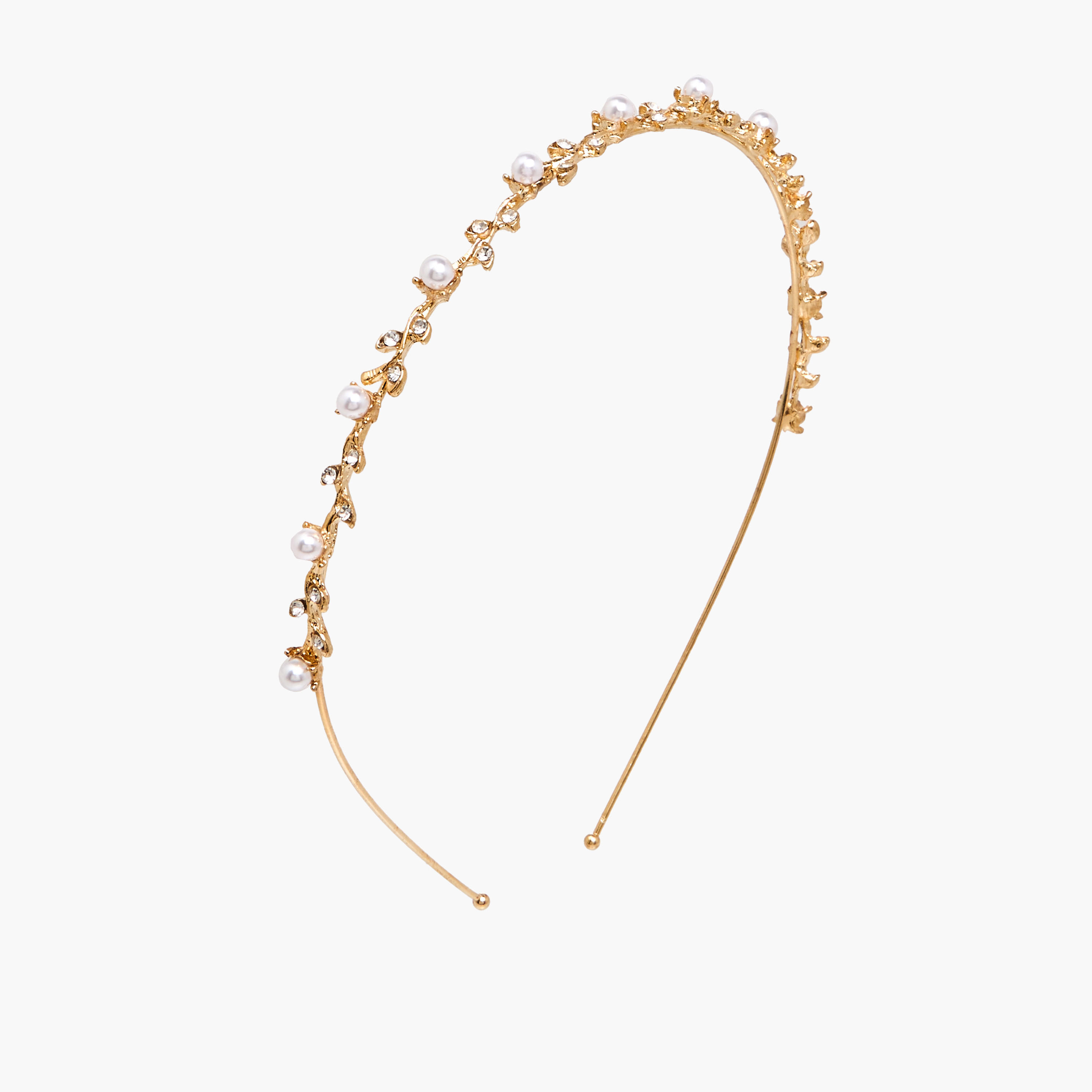 Metallic Pearl Hairband-women-hairaccessories-bands-image-1