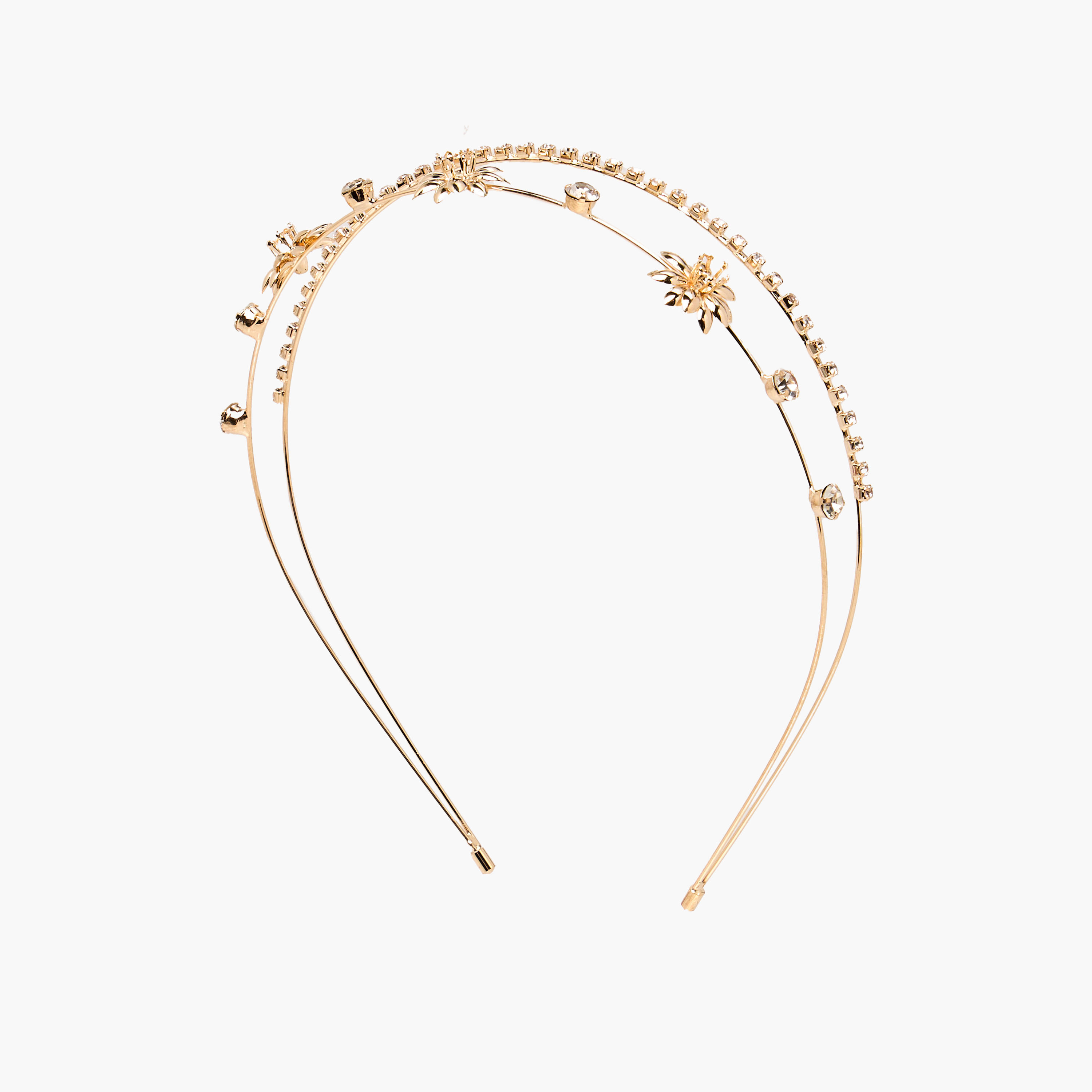 Metallic Floral Hairband-women-hairaccessories-bands-image-2