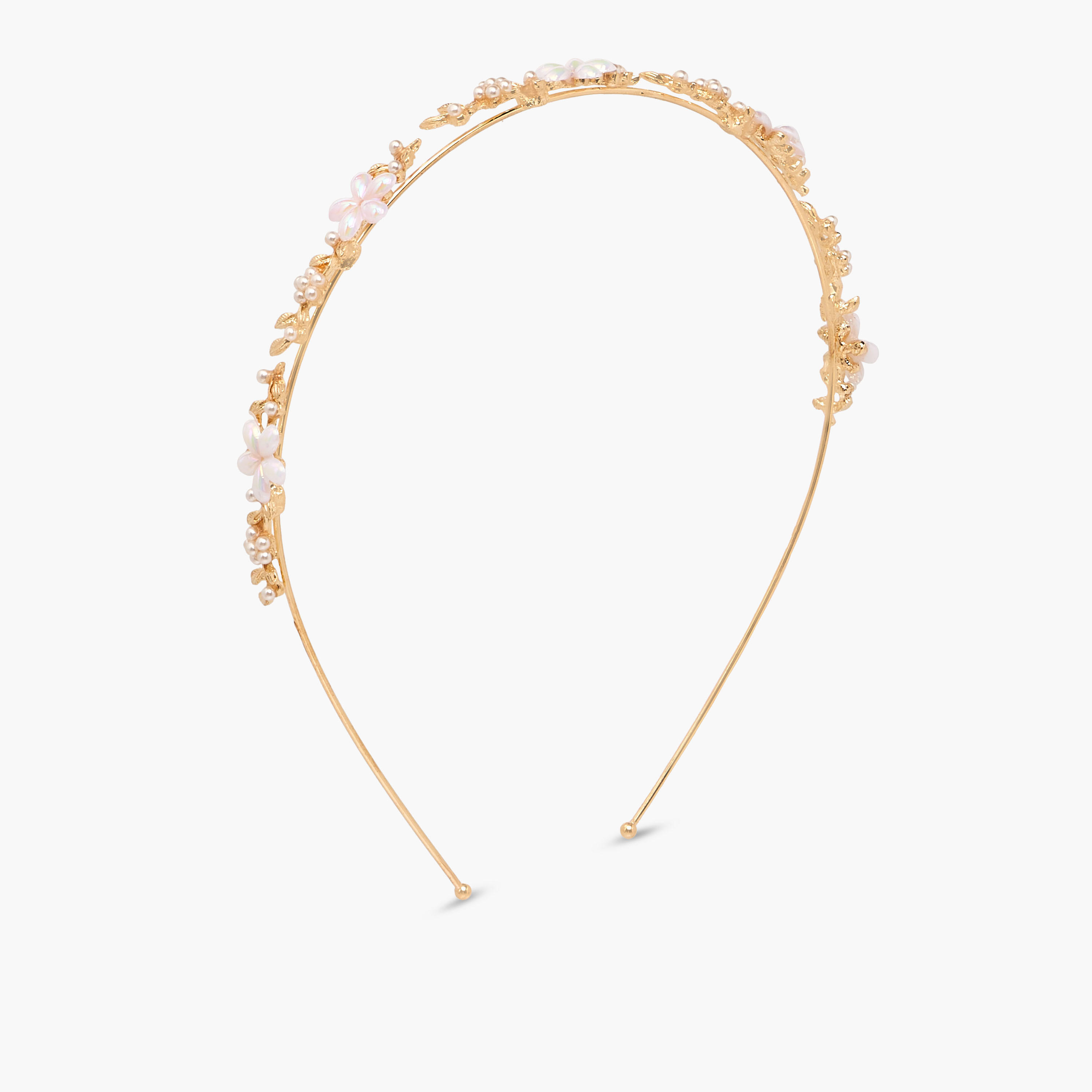 Metallic Floral Hairband-women-hairaccessories-bands-image-1