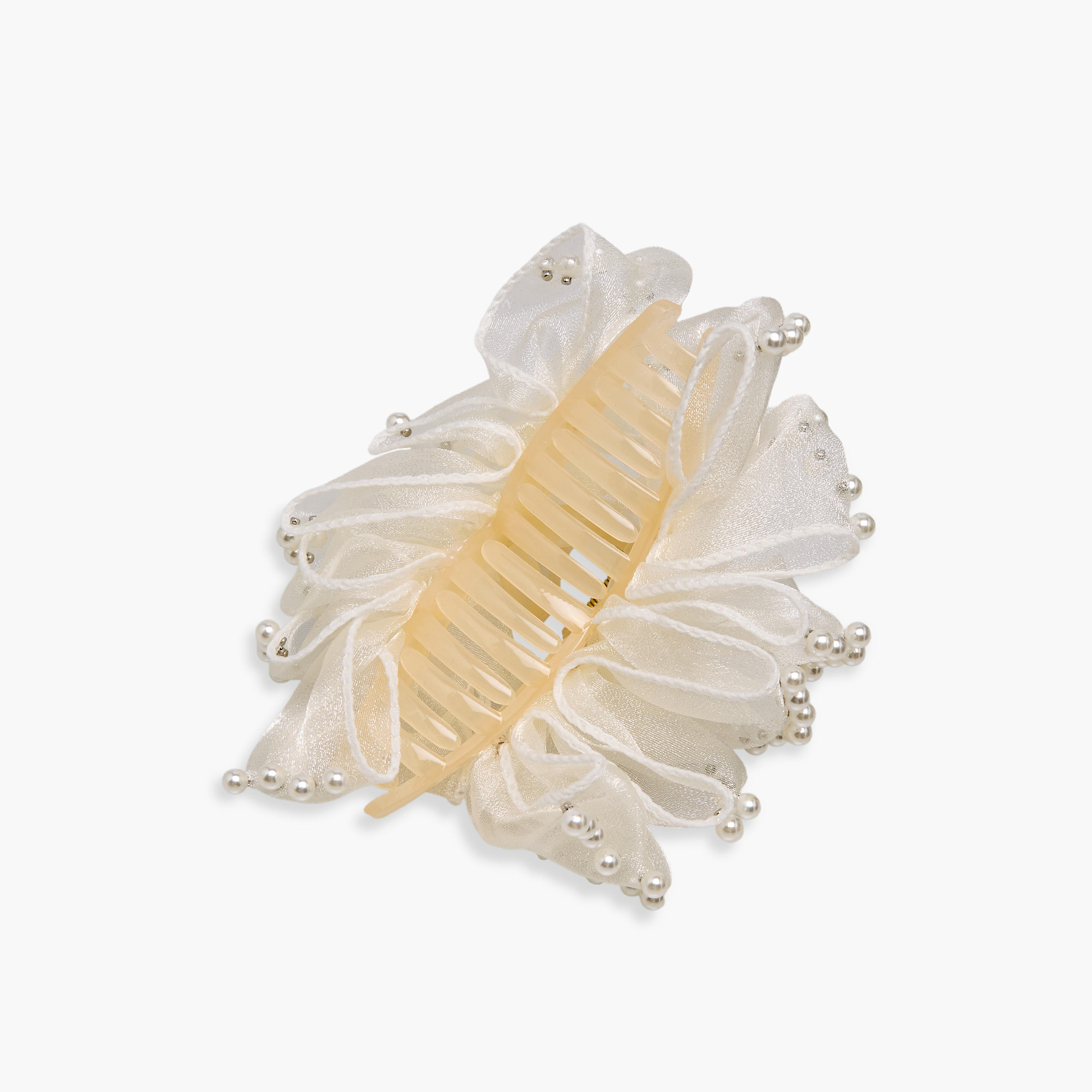 Hair Clamp with Pearl Embellishment-women-hairaccessories-clamps-image-3