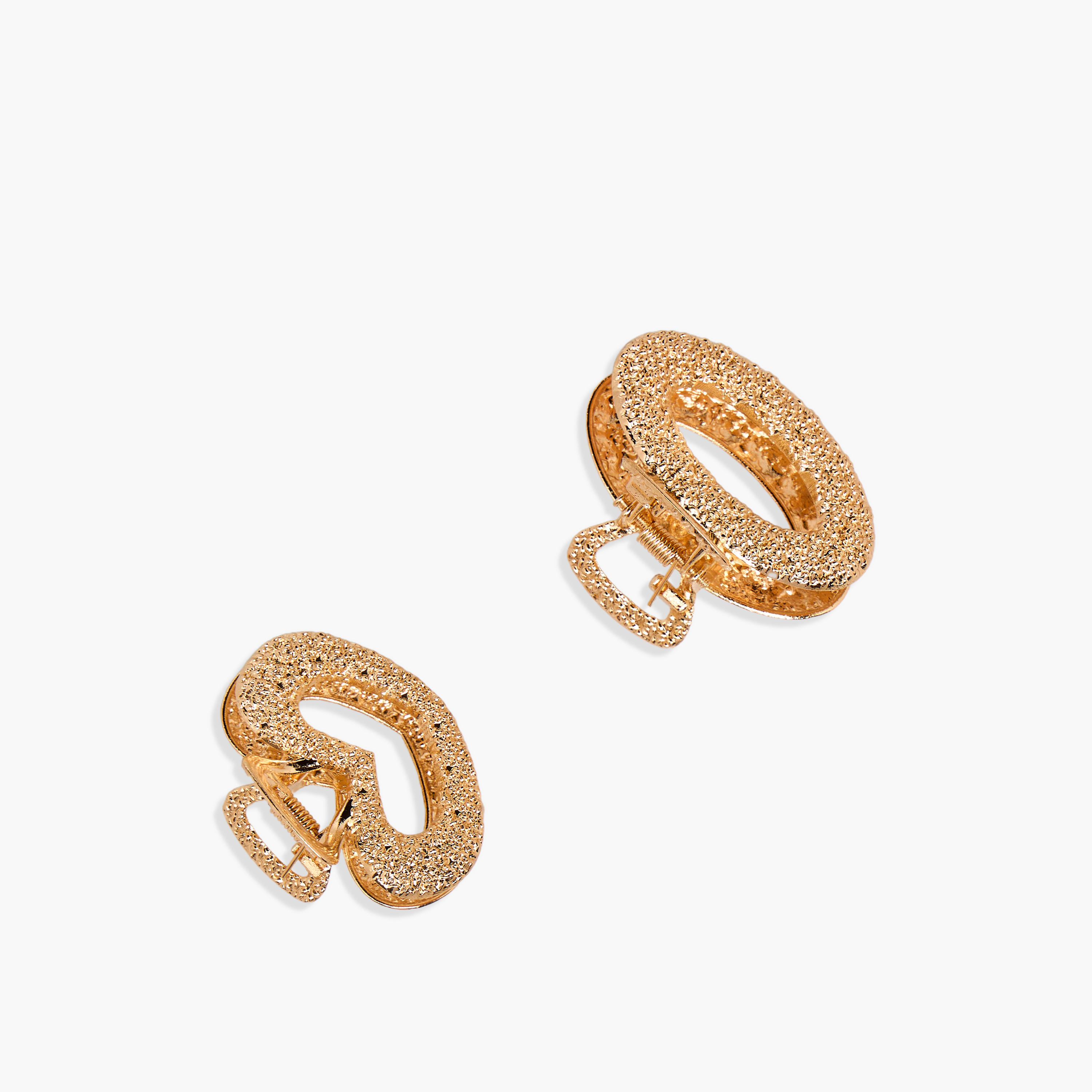 Pack of 2 Hair Clamps with Metallic Detail-women-hairaccessories-clamps-image-3