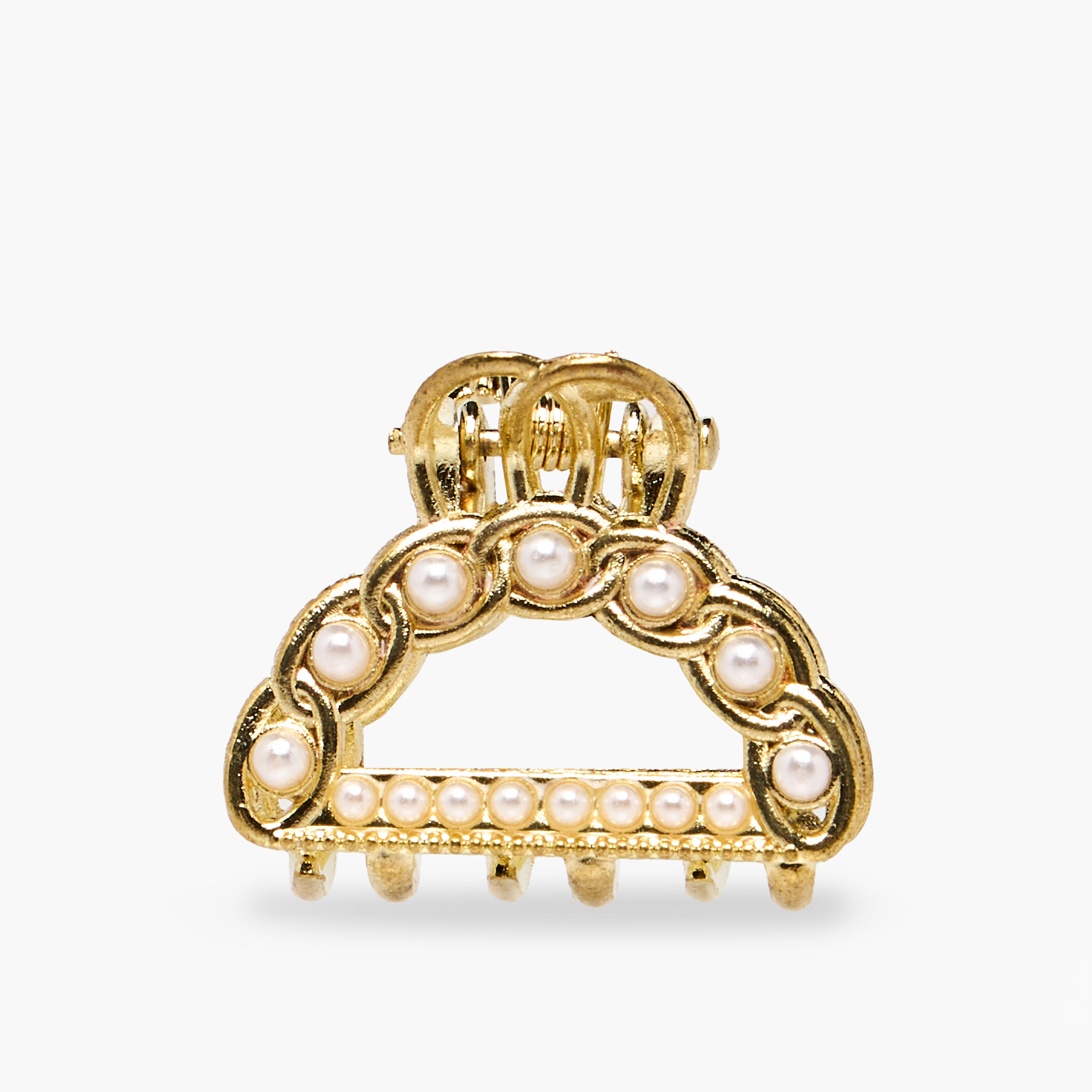 Pack of 2 Hair Clamps with Pearl Embellishments-women-hairaccessories-clamps-image-1