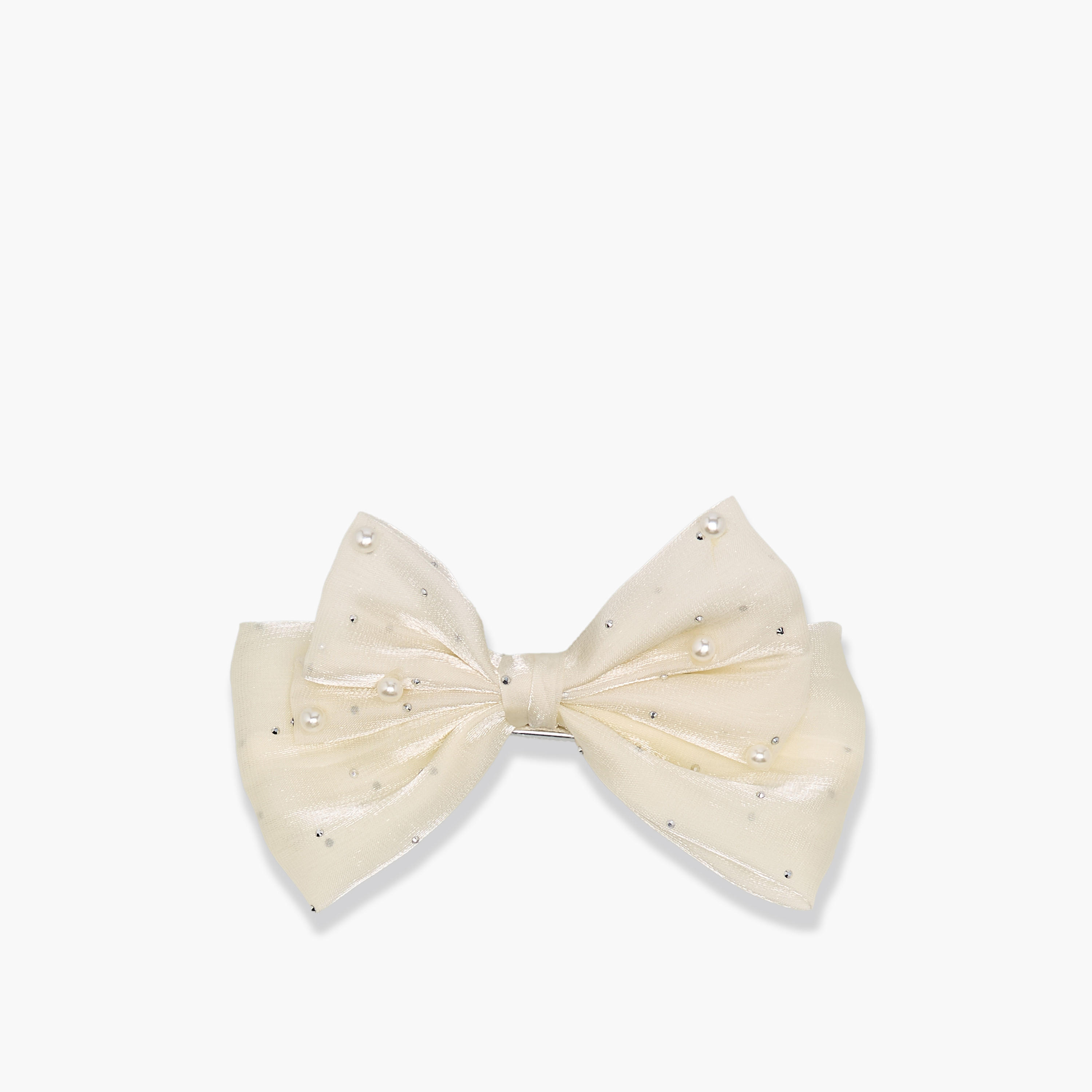Bow Hair Clip with Embellishment-women-hairaccessories-clips-image-1