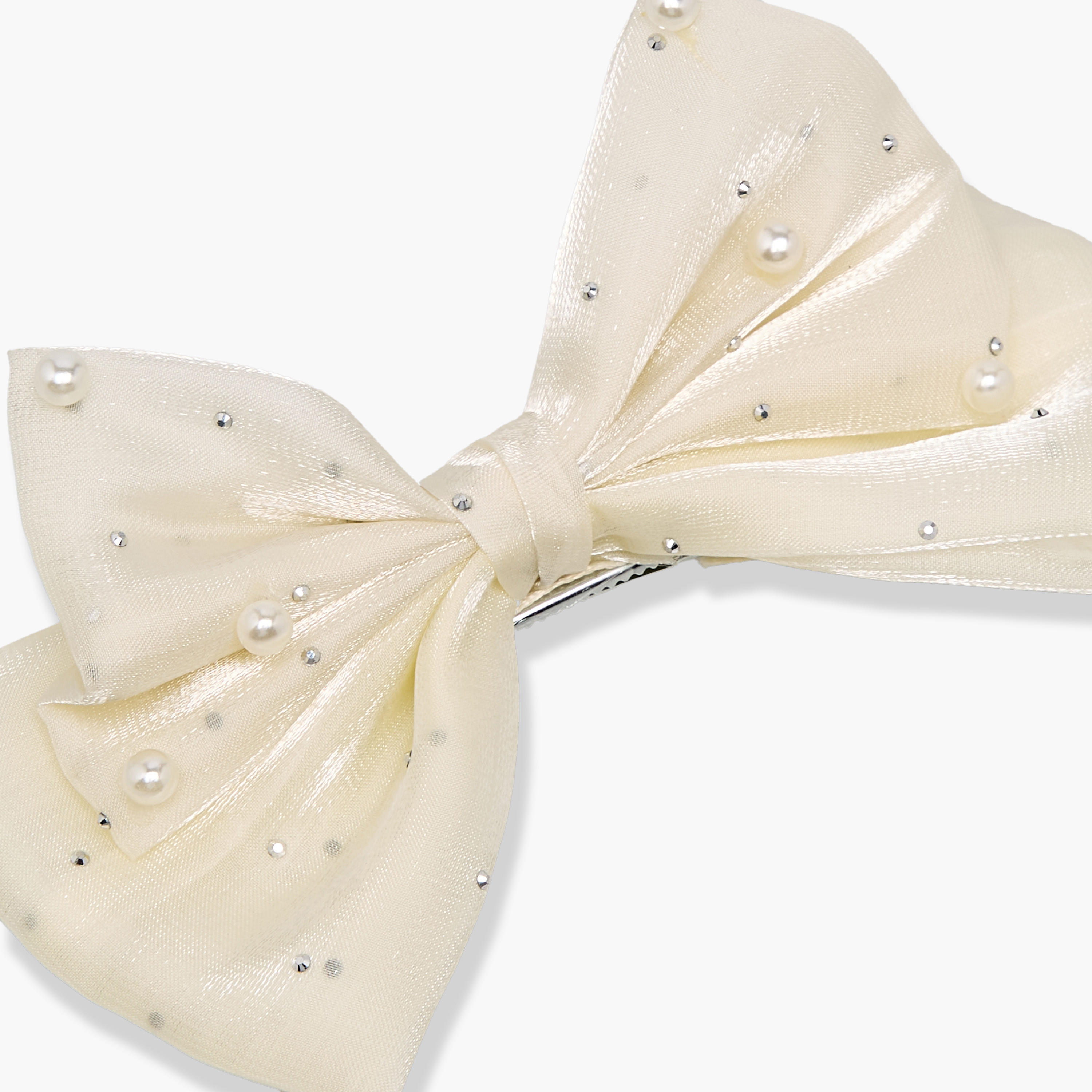 Bow Hair Clip with Embellishment-women-hairaccessories-clips-image-2