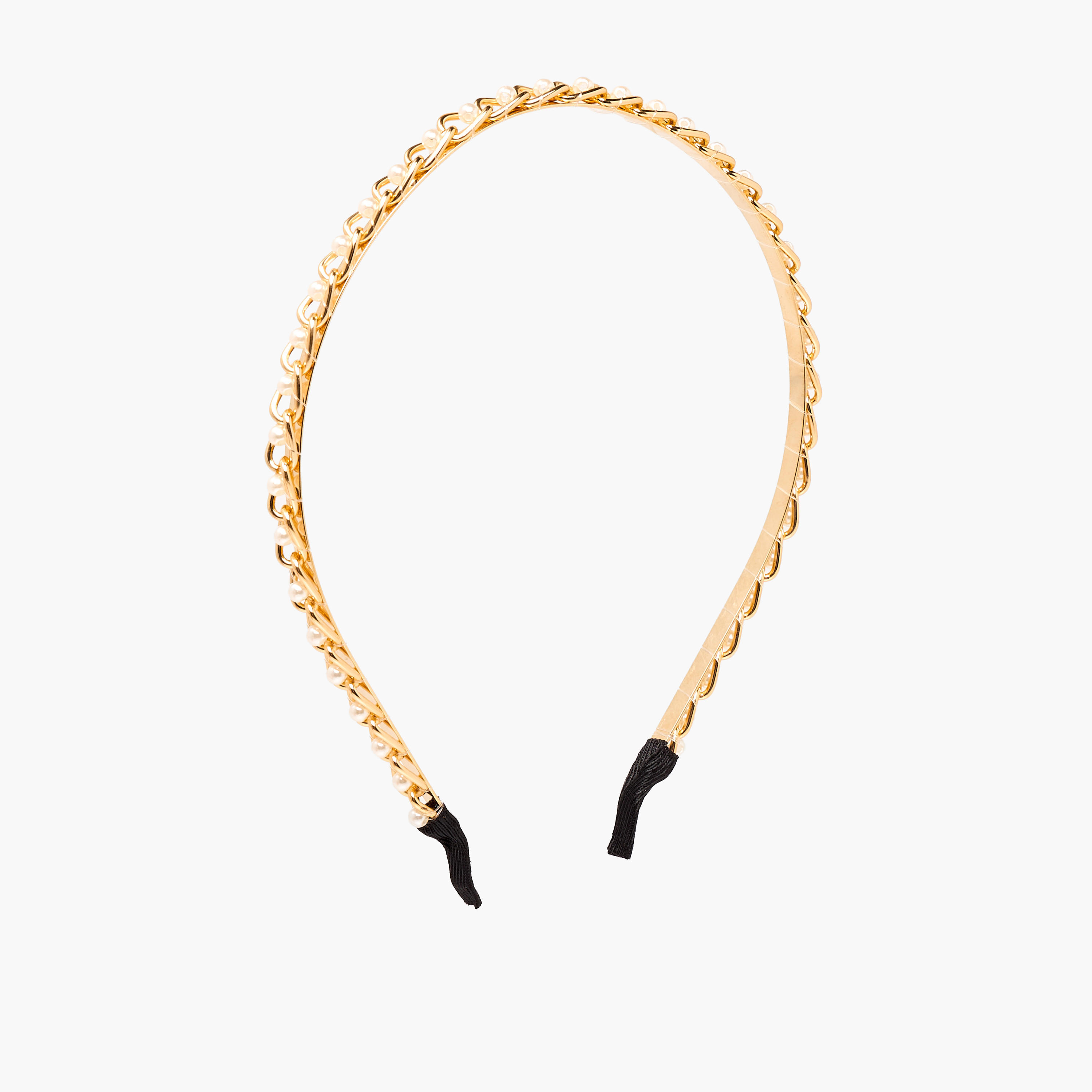 Metallic Chain Link Hairband-women-hairaccessories-bands-image-1