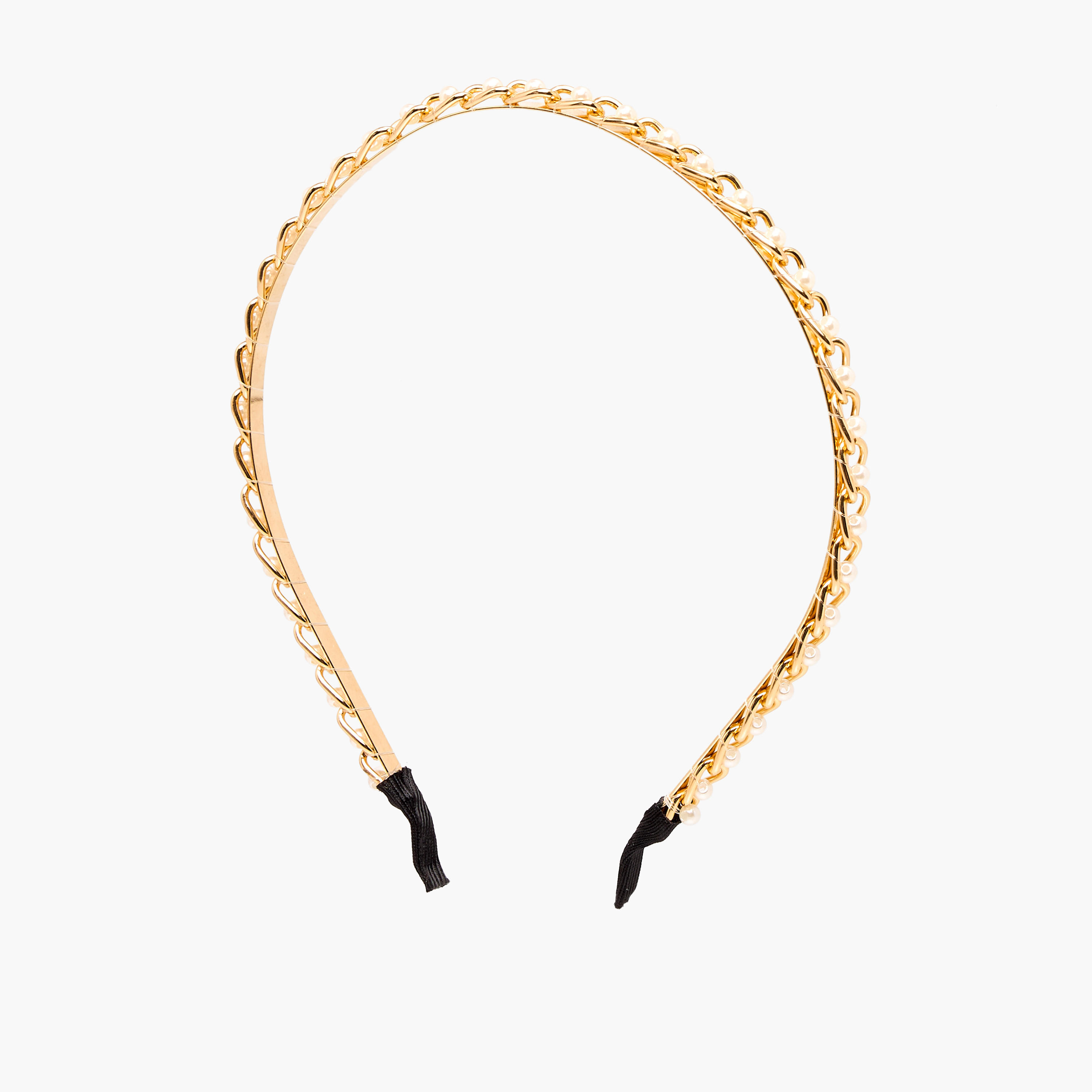 Metallic Chain Link Hairband-women-hairaccessories-bands-image-2