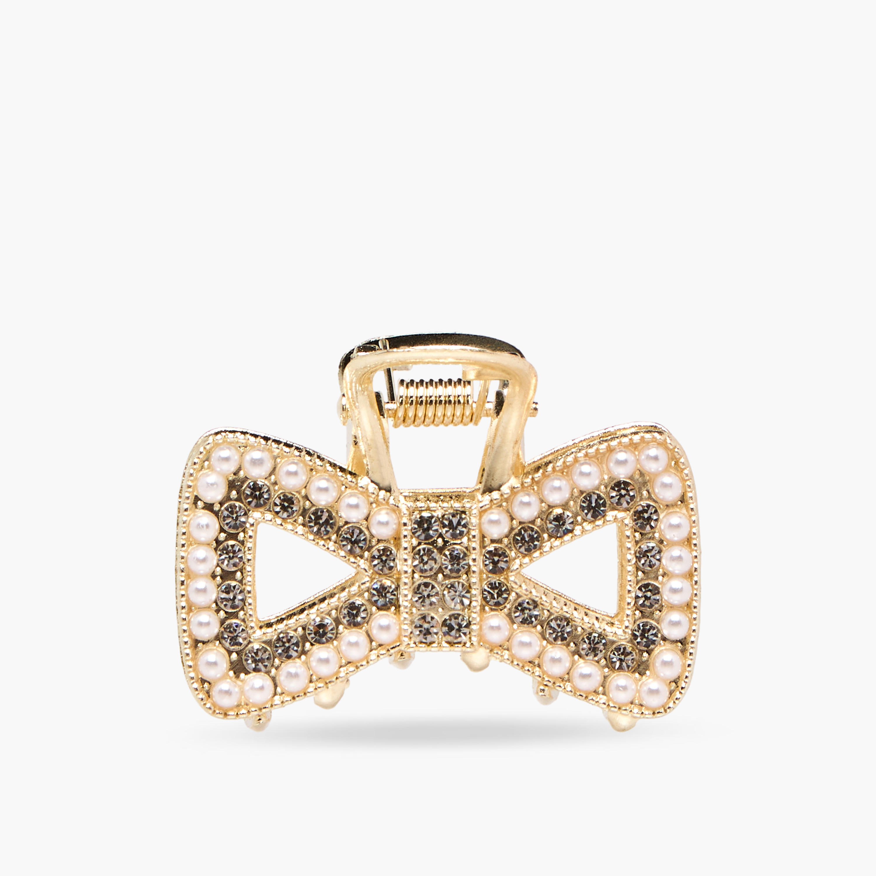 Pack of 2 Hair Clamps with Stone Embellished Detail-women-hairaccessories-clamps-image-2
