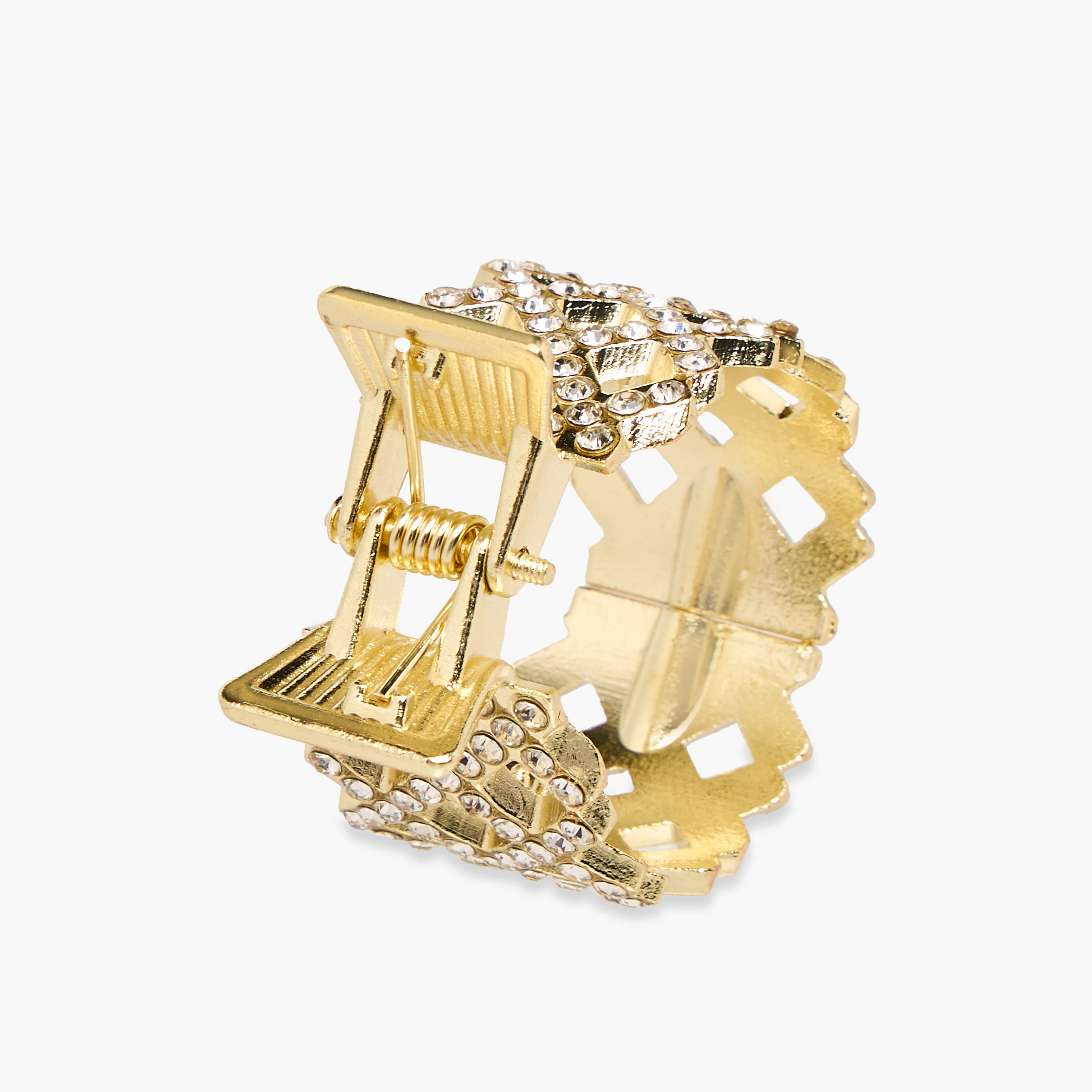 Hair Clamp with Stone Embellished Detail-women-hairaccessories-clamps-image-2
