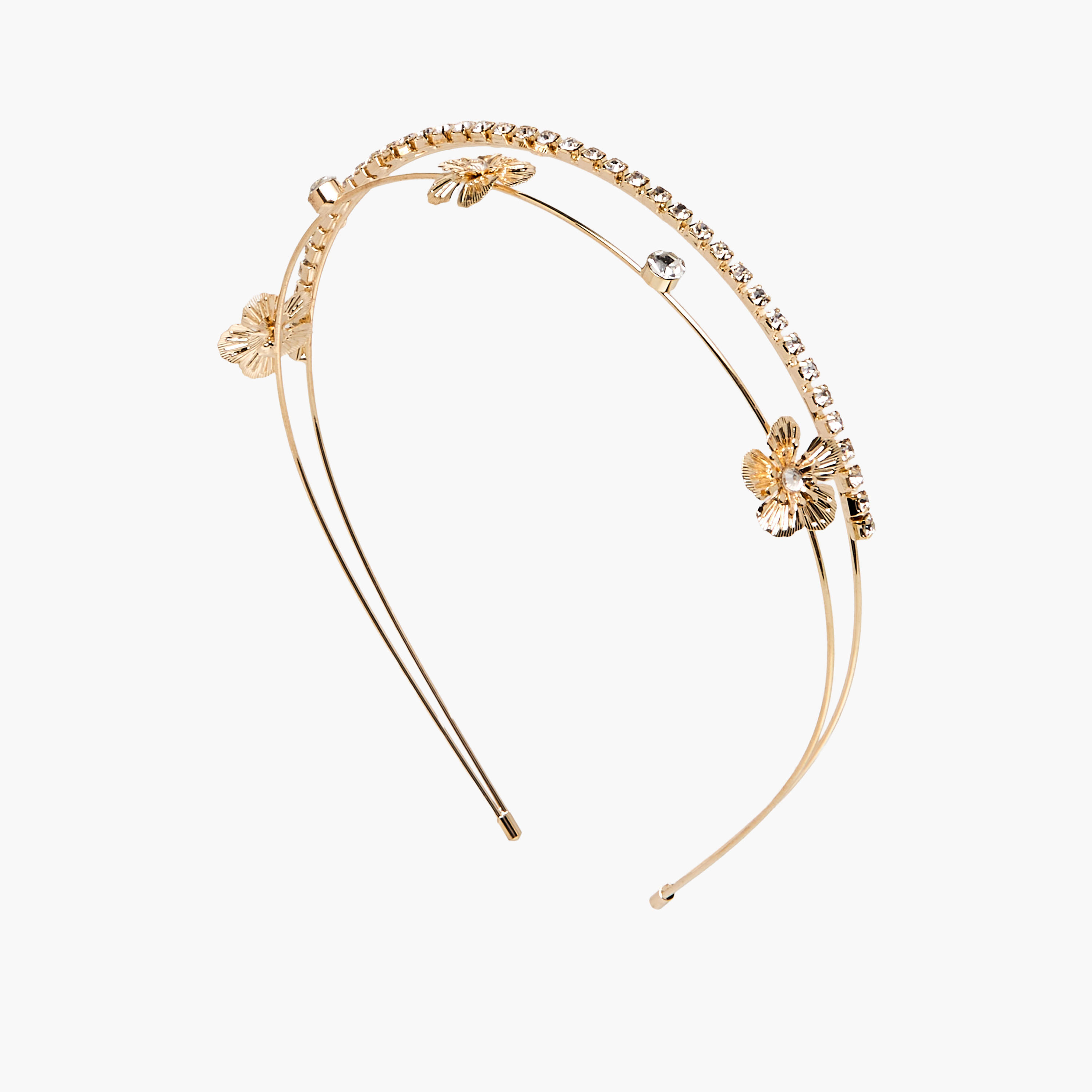 Metallic Double Hairband-women-hairaccessories-bands-image-2