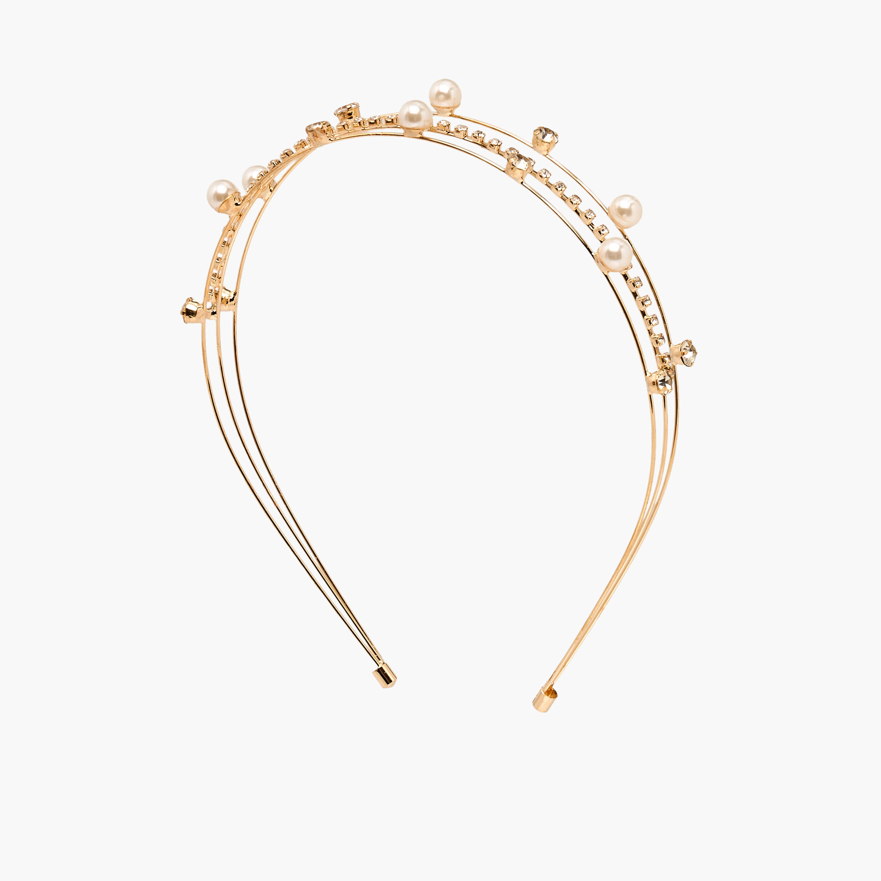 Metallic Pearl Hairband-women-hairaccessories-bands-image-2