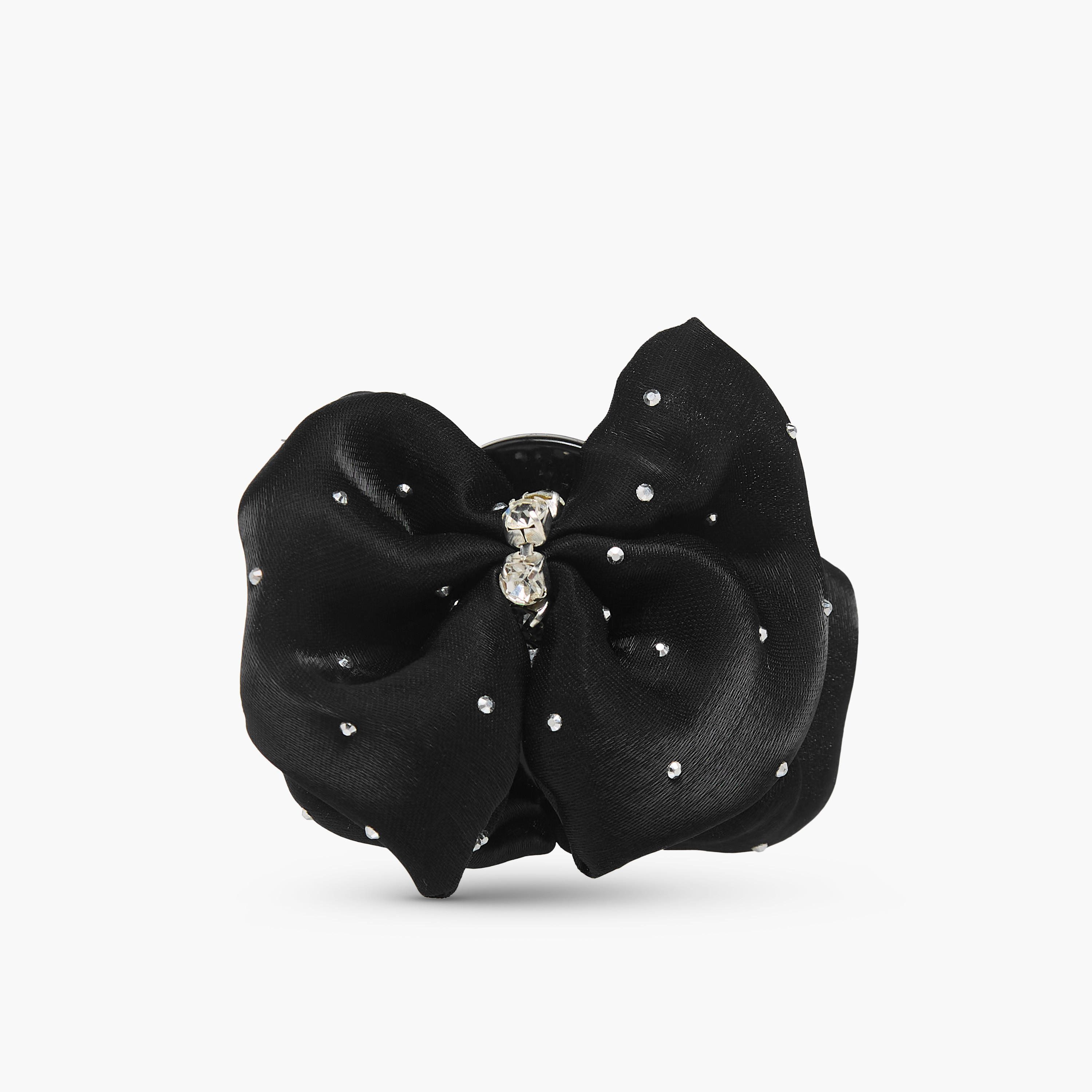 Pack of 2 Bow Hair Clamp with Embellishment-women-hairaccessories-clamps-image-2