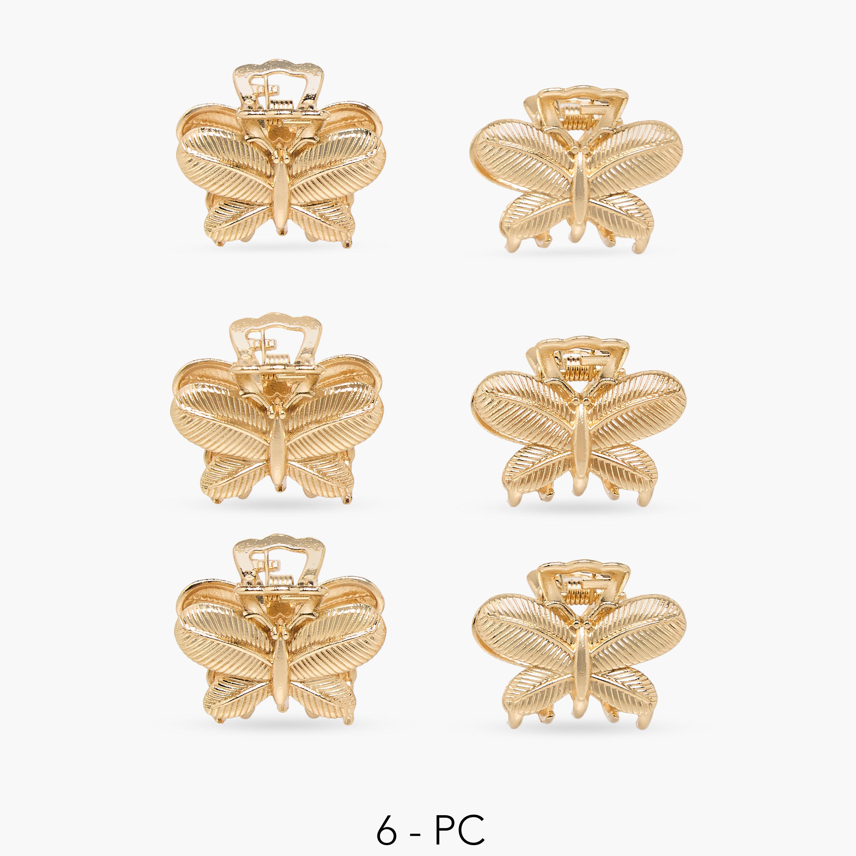 Pack of 6 Butterfly Hair Clamp-women-hairaccessories-clamps-image-1