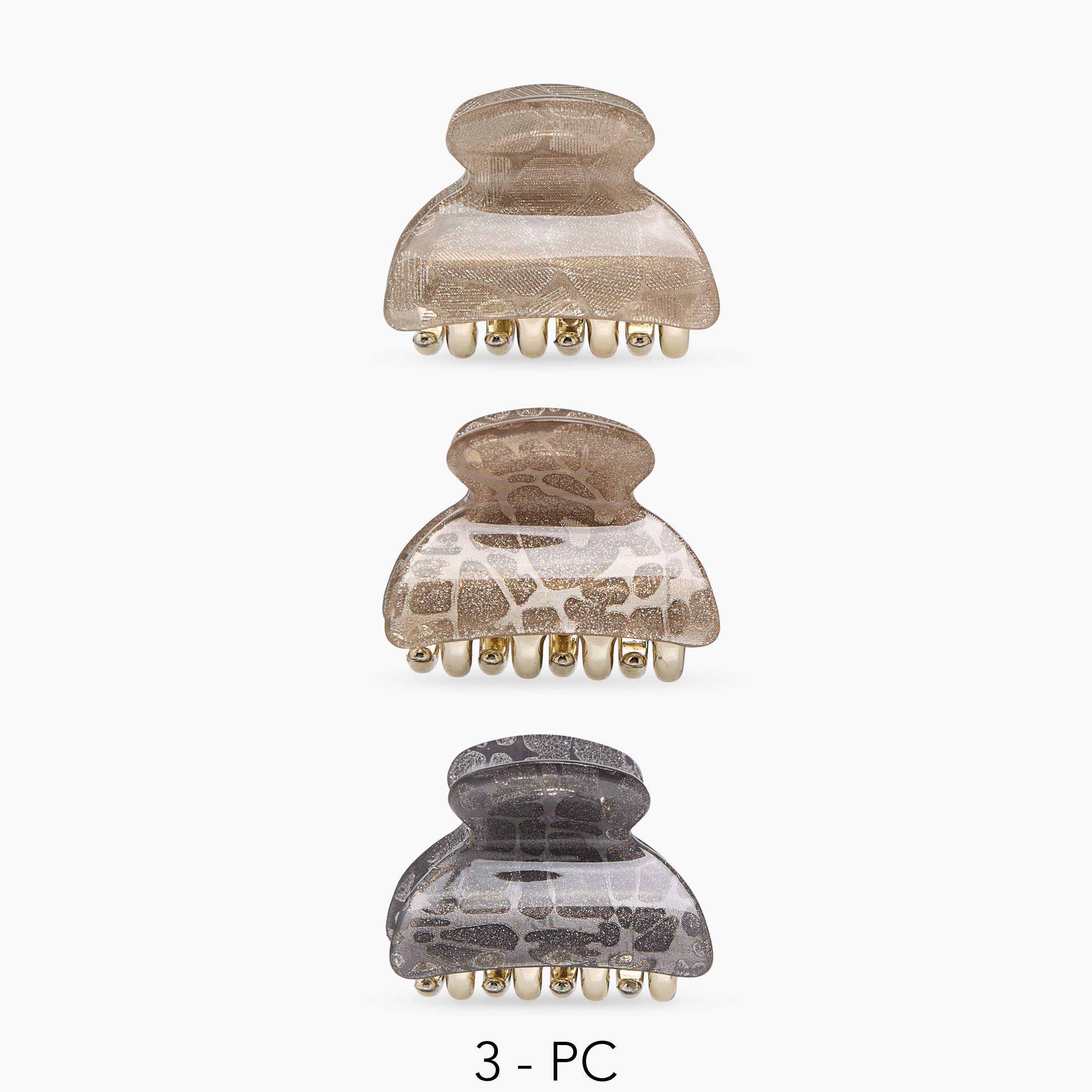 طقم من 3 مشابك شعر متنوعة-women-hairaccessories-clamps-image-1