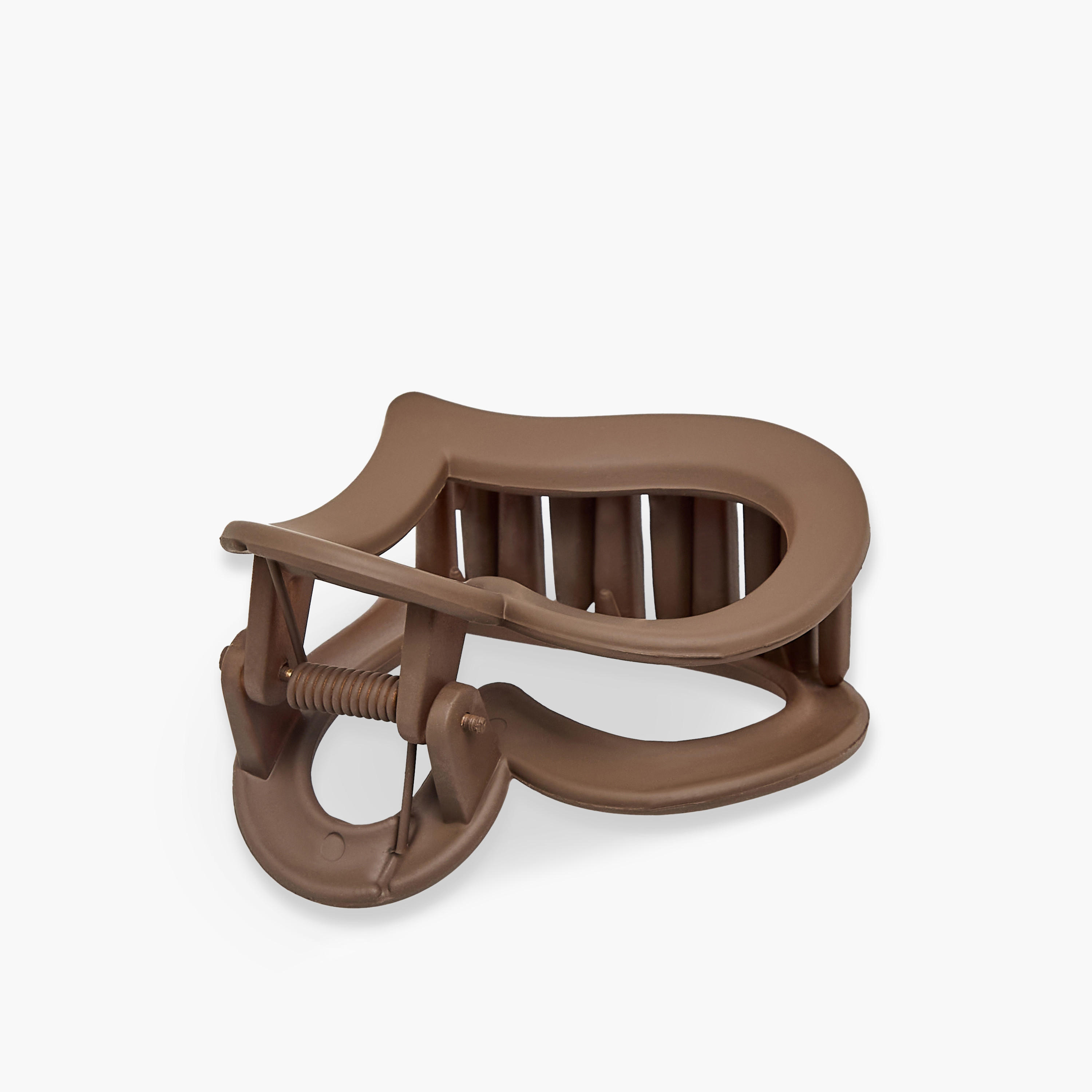 Heart Hair Clamp with Matte Finish-women-hairaccessories-clamps-image-2