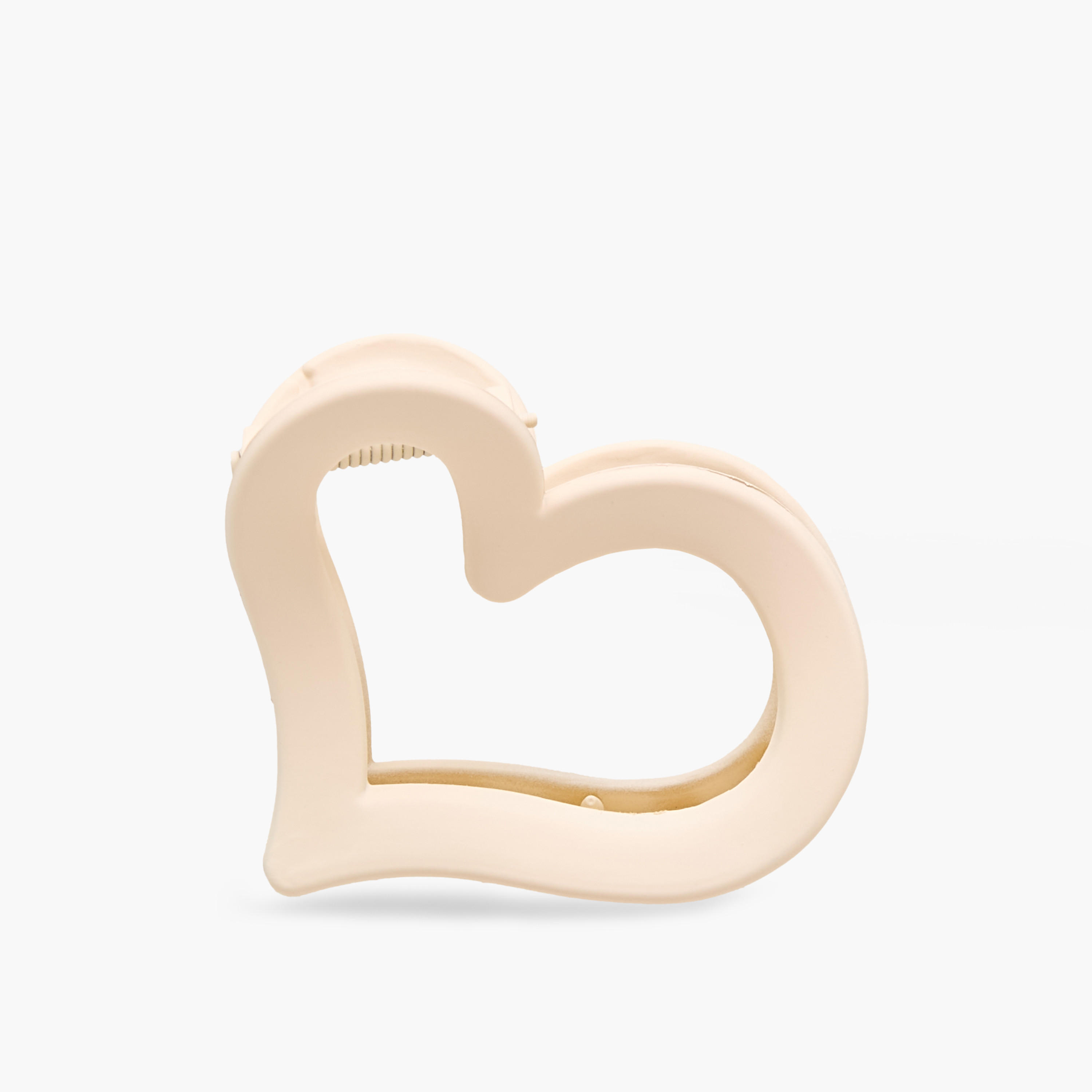 Heart Hair Clamp with Matte Finish-women-hairaccessories-clamps-image-1
