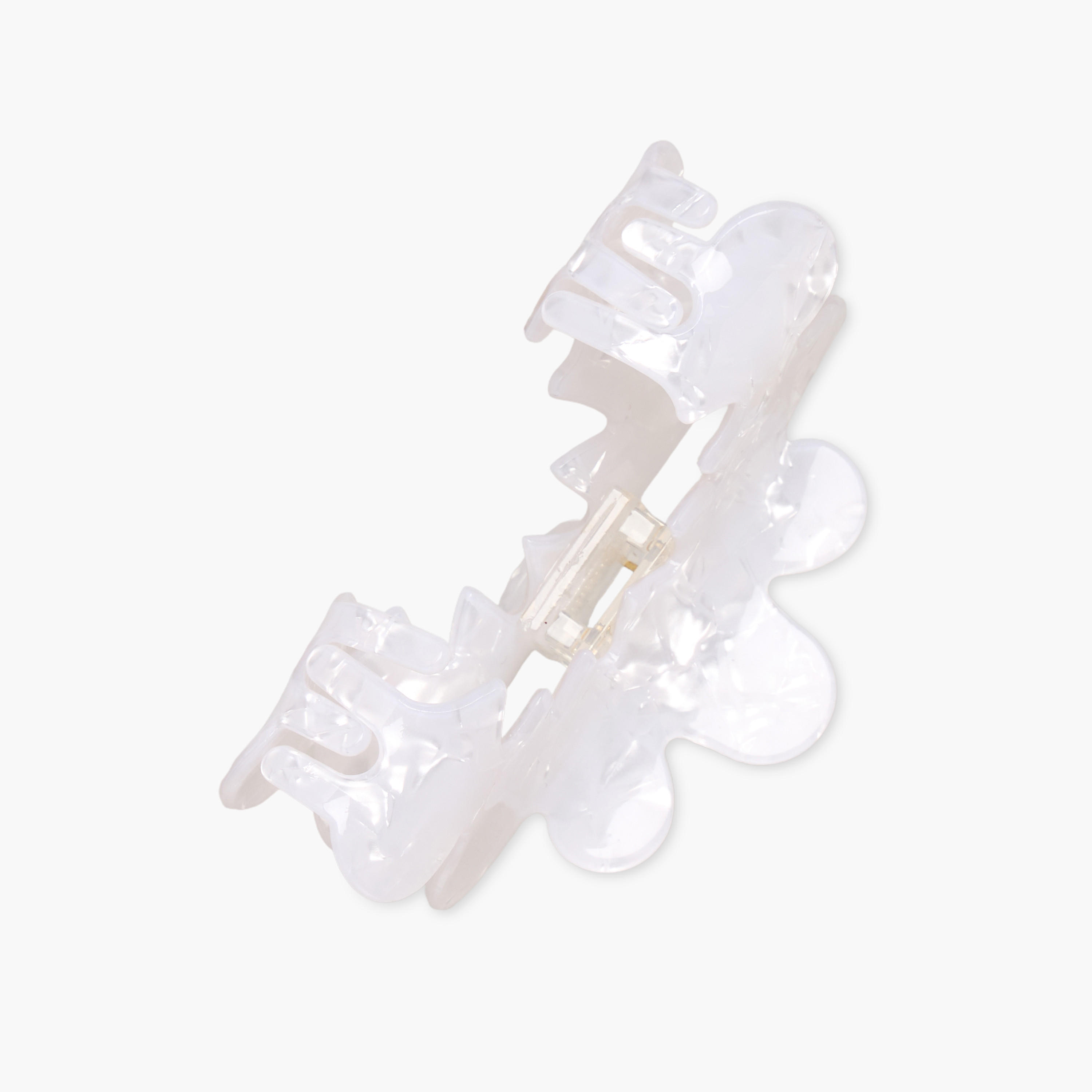 Scallop Hair Clamp with Pearl Finish-women-hairaccessories-clamps-image-3