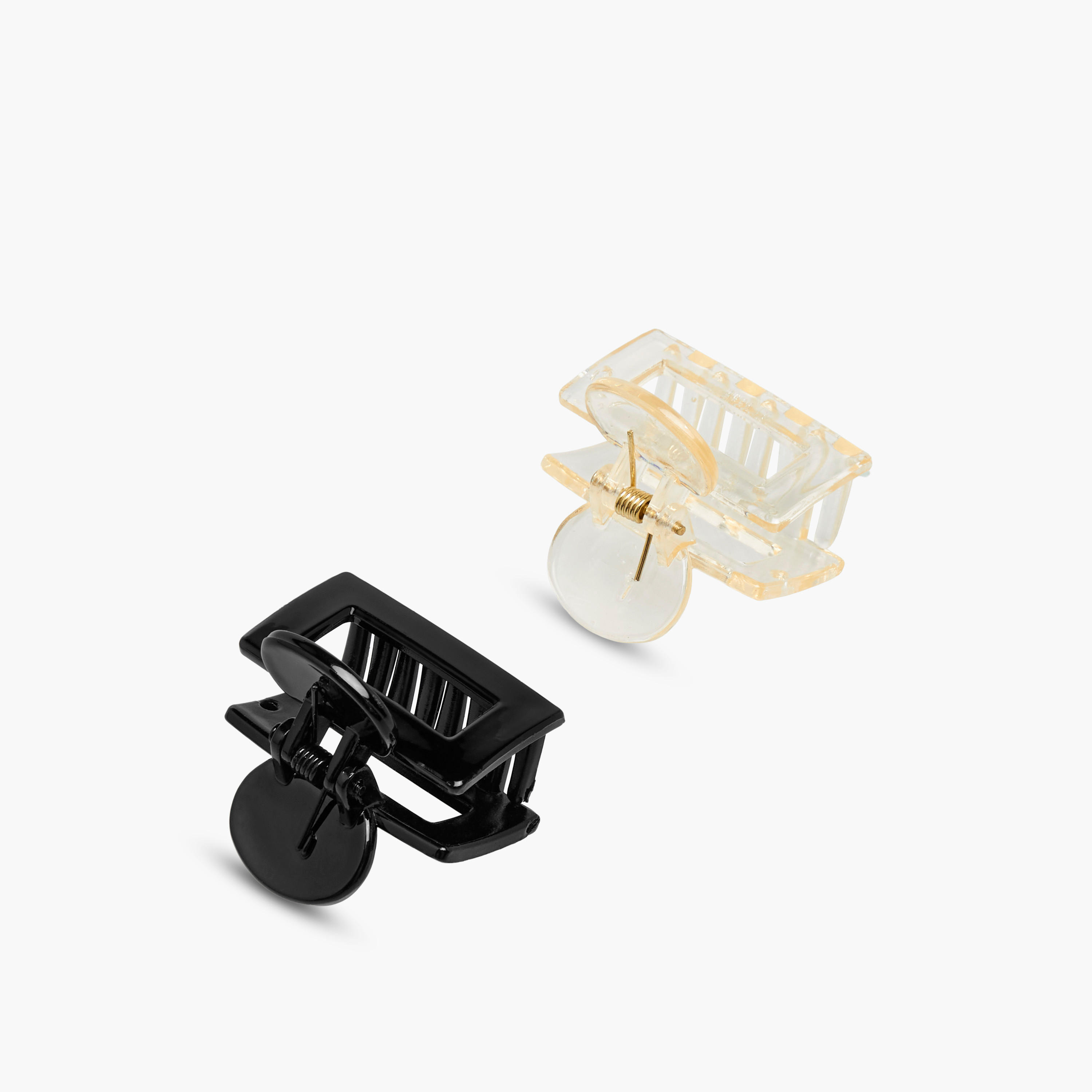 Pack of 2 Rectangular Hair Clamp with Cutout Design-women-hairaccessories-clamps-image-4
