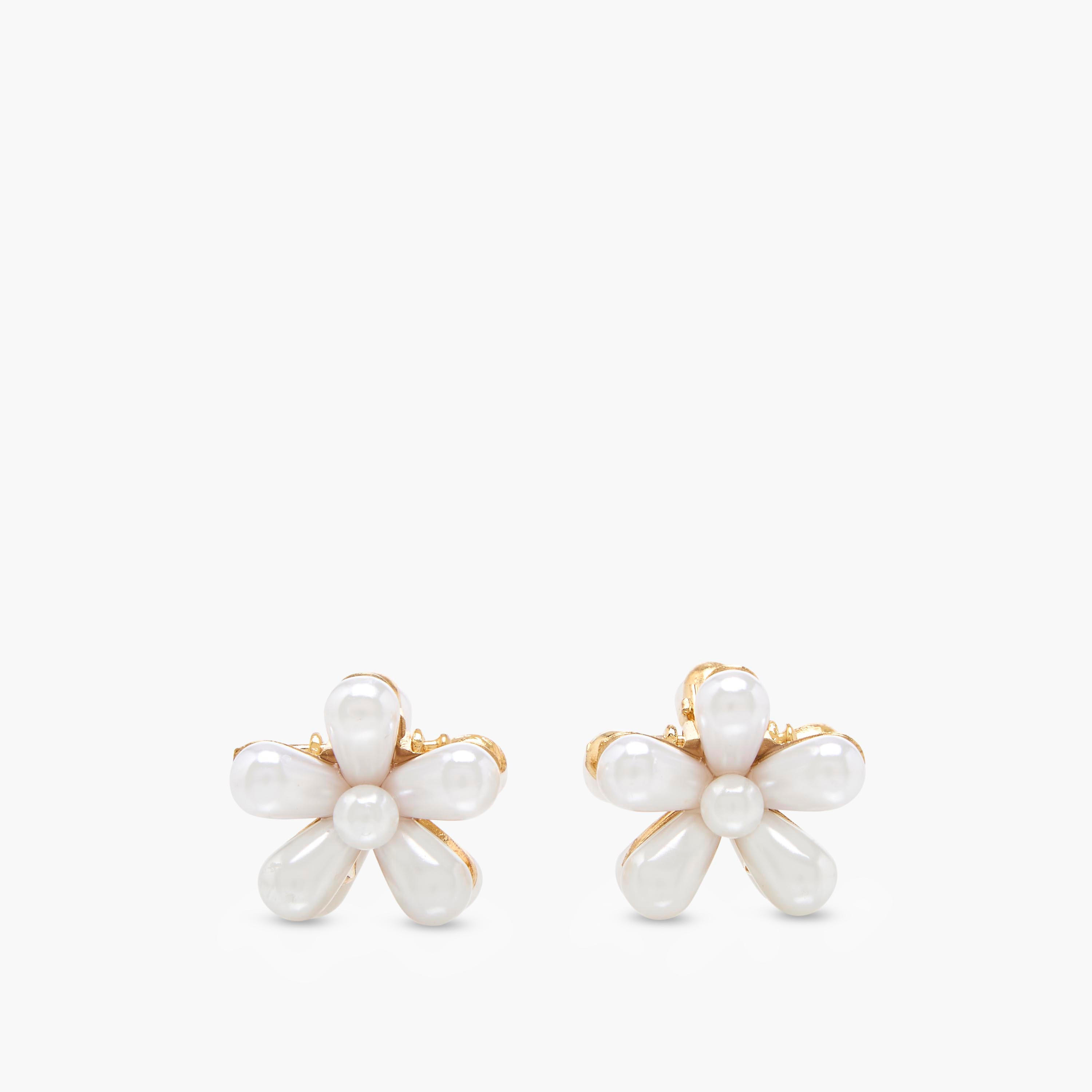 طقم مشابك شعر زهري مزينة باللؤلؤ 6 قطع-women-hairaccessories-clamps-image-3
