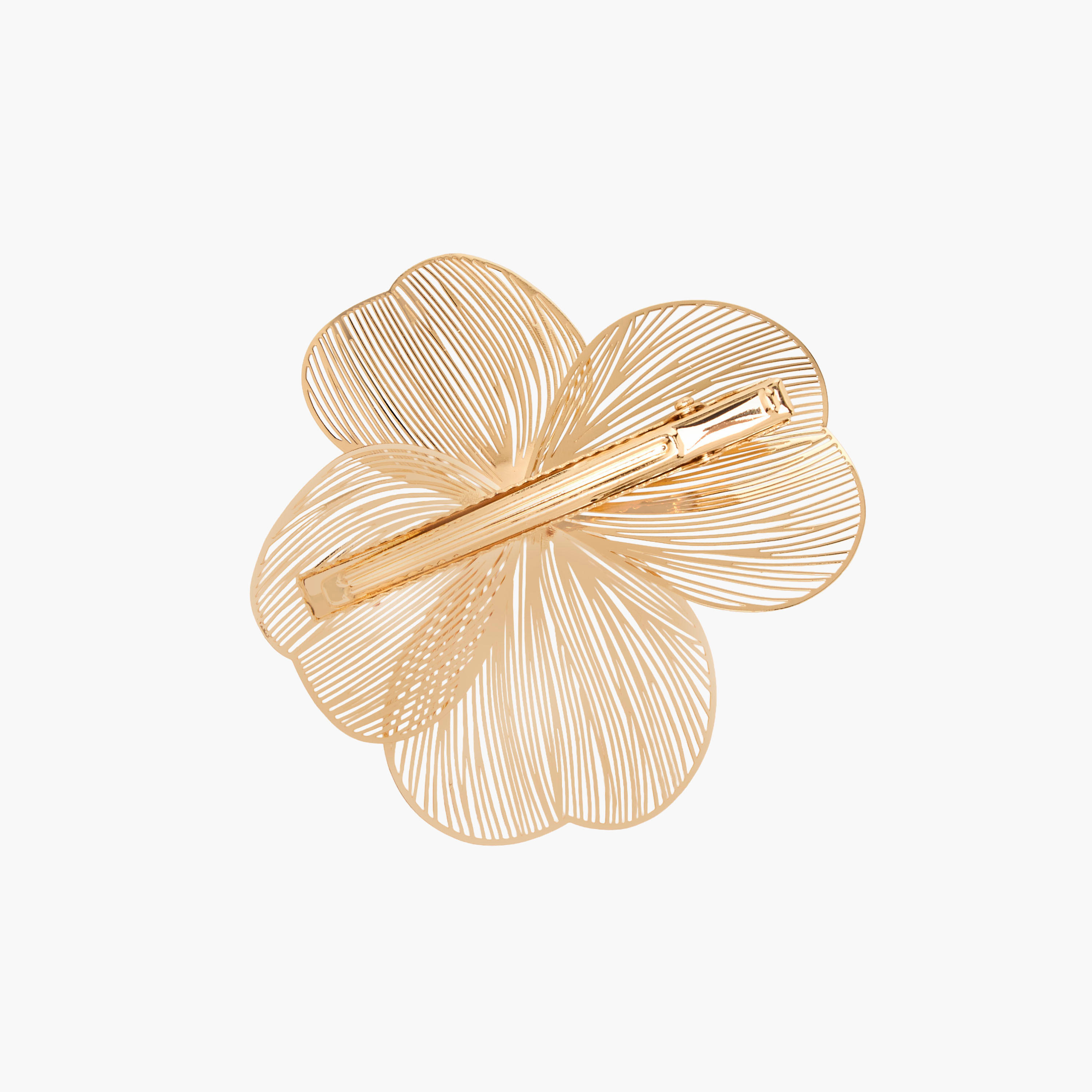 Floral Hair Clip with Pearl Embellishment-women-hairaccessories-clips-image-2