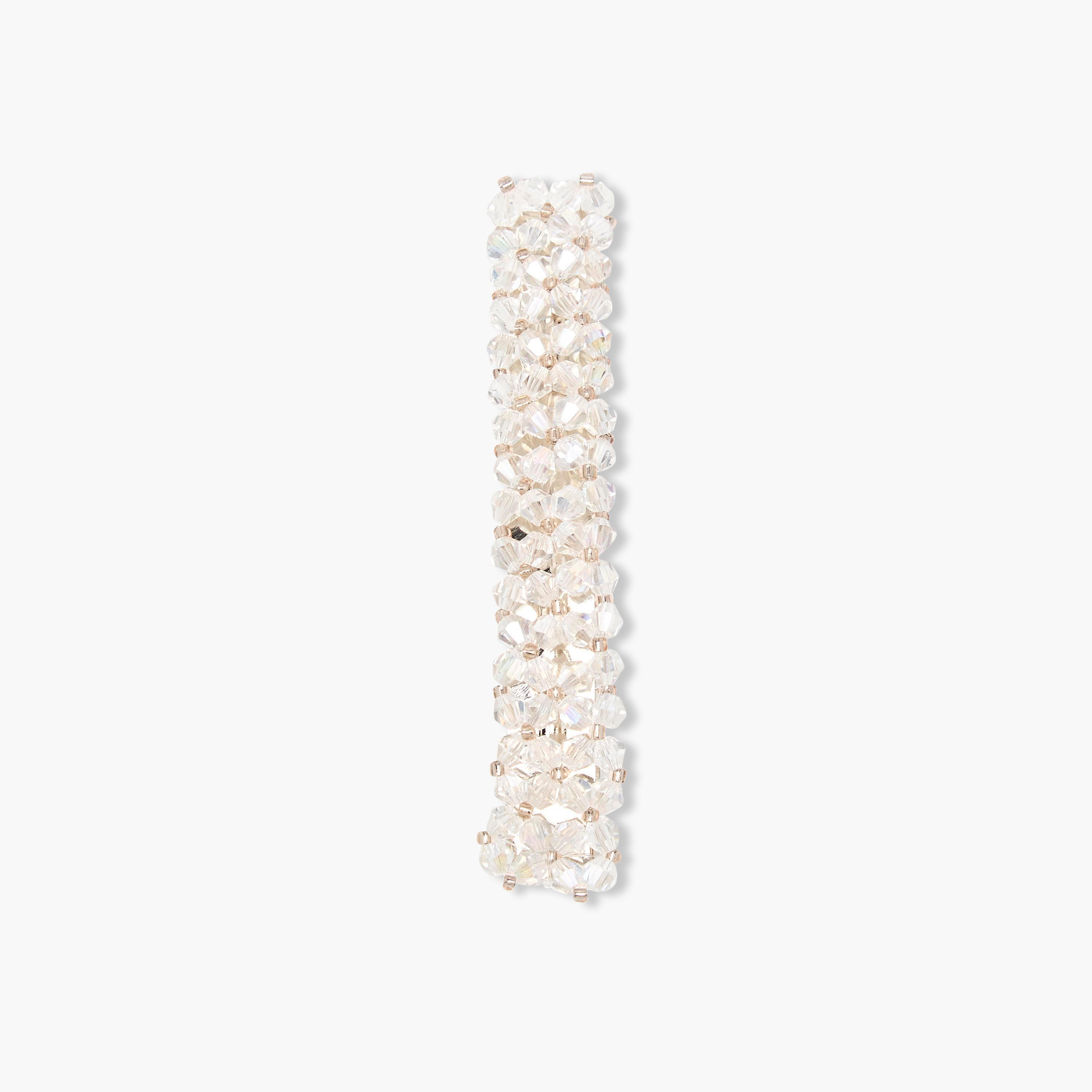 Curved Barrette Hair Clip with Bead Embellishment-women-hairaccessories-clips-image-2