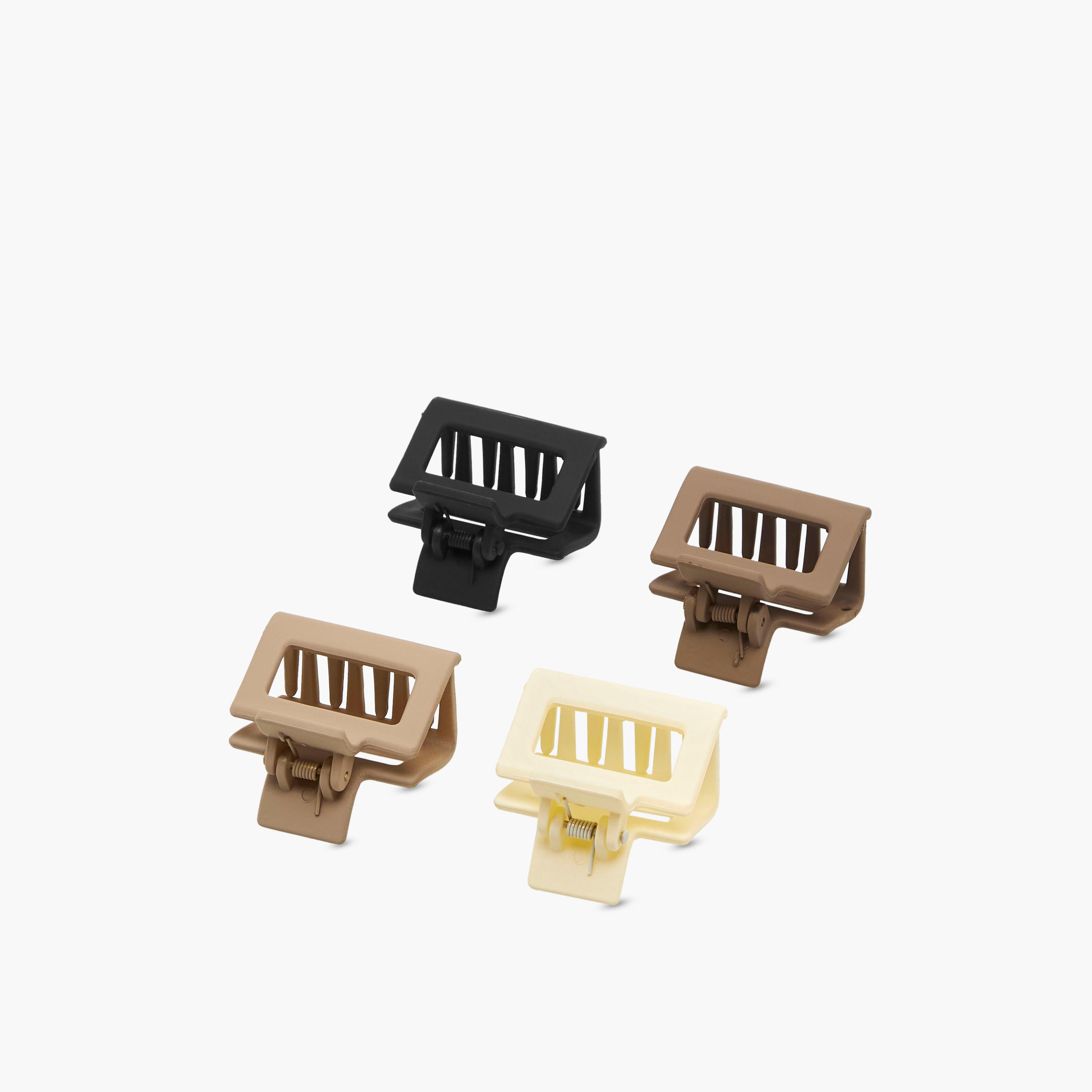 Pack of 4 Cutout Hair Clamp-women-hairaccessories-clamps-image-6