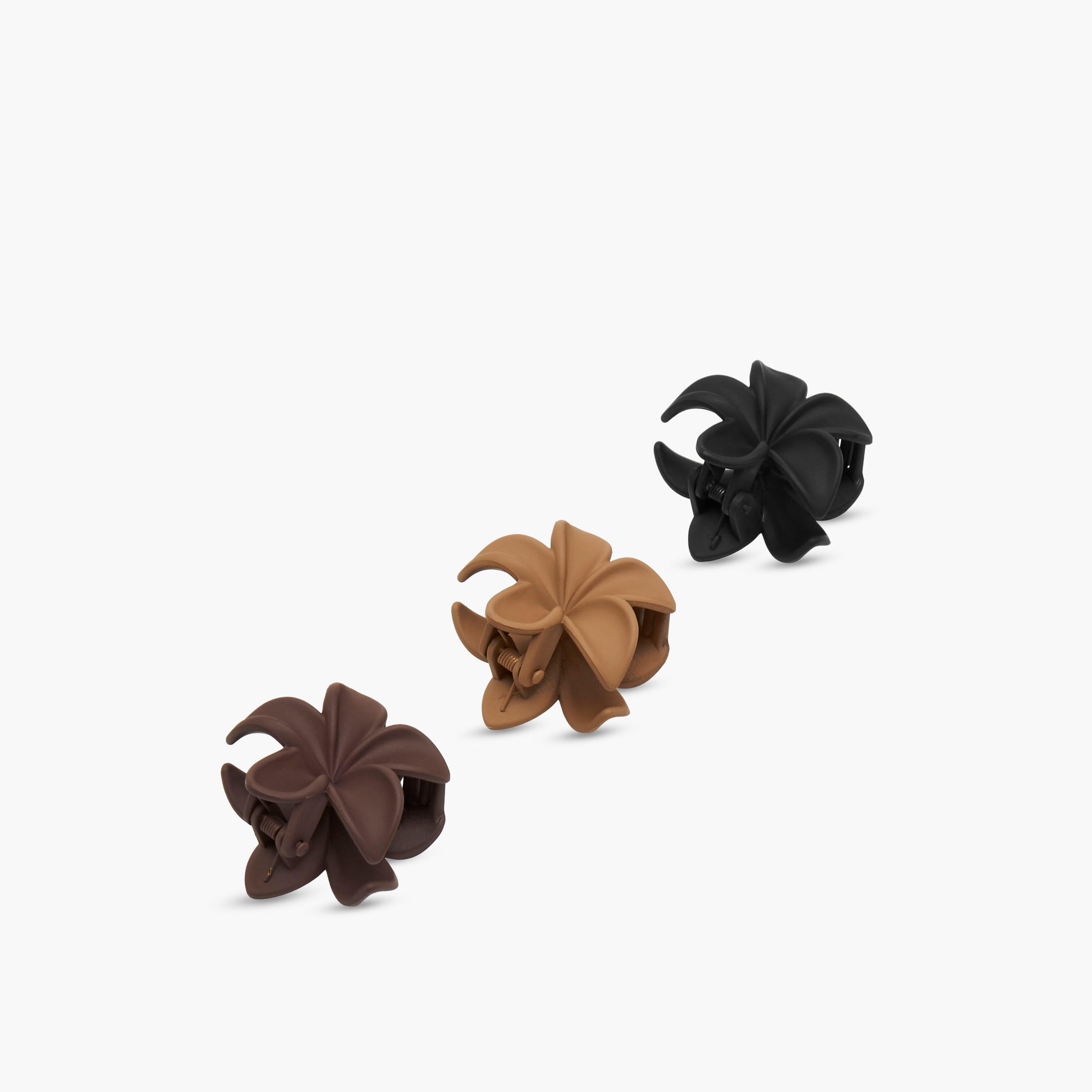 Pack of 3 Floral Shape Hair Clamp-women-hairaccessories-clamps-image-5