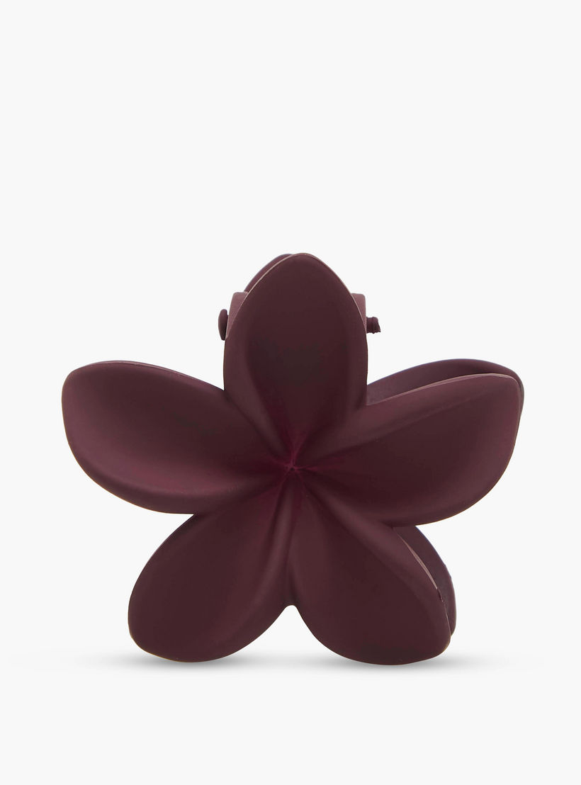 Pack of 3 Floral Hair Clamps with Matte Finish-women-hairaccessories-clamps-image-2
