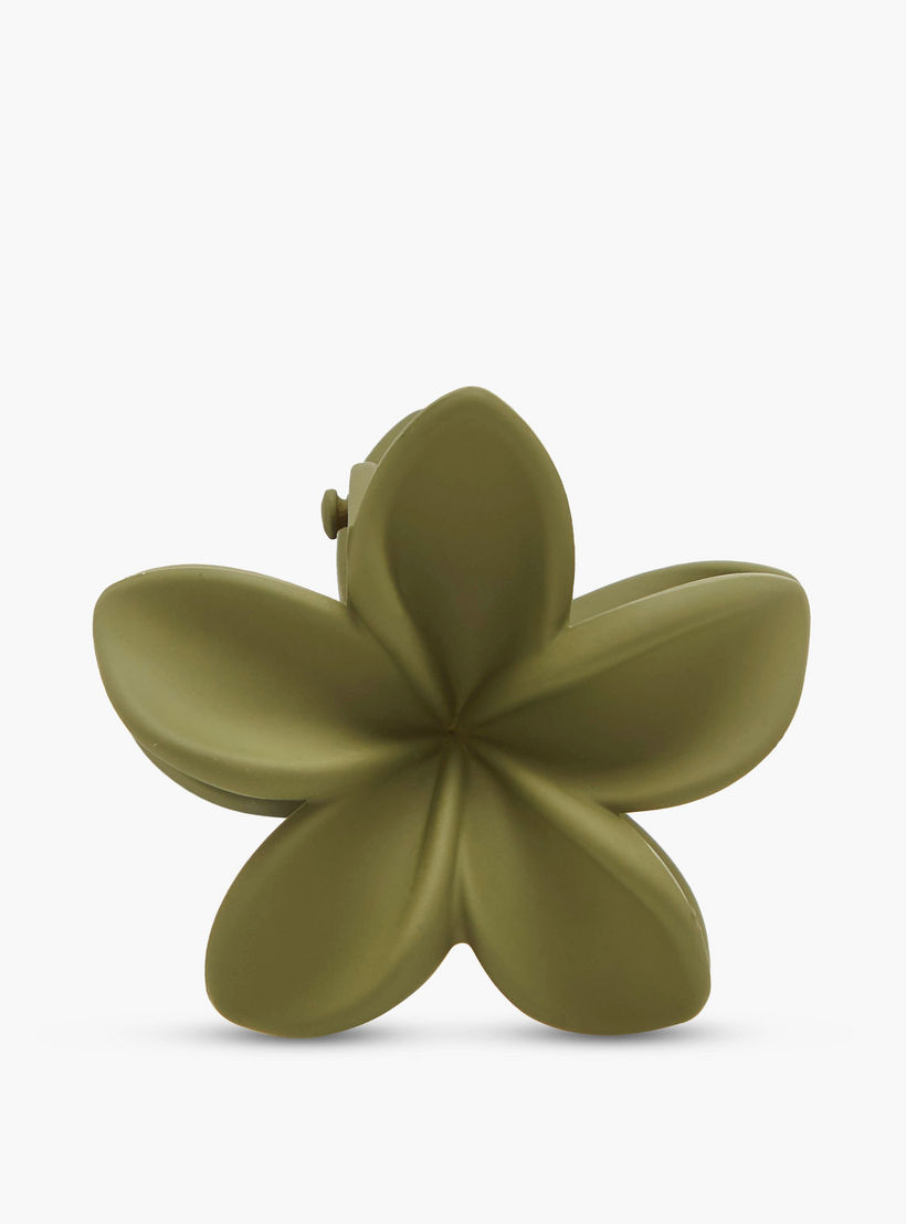 Pack of 3 Floral Hair Clamps with Matte Finish-women-hairaccessories-clamps-image-3