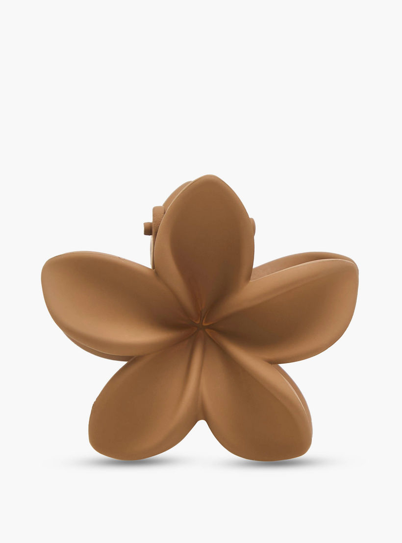 Pack of 3 Floral Hair Clamps with Matte Finish-women-hairaccessories-clamps-image-4