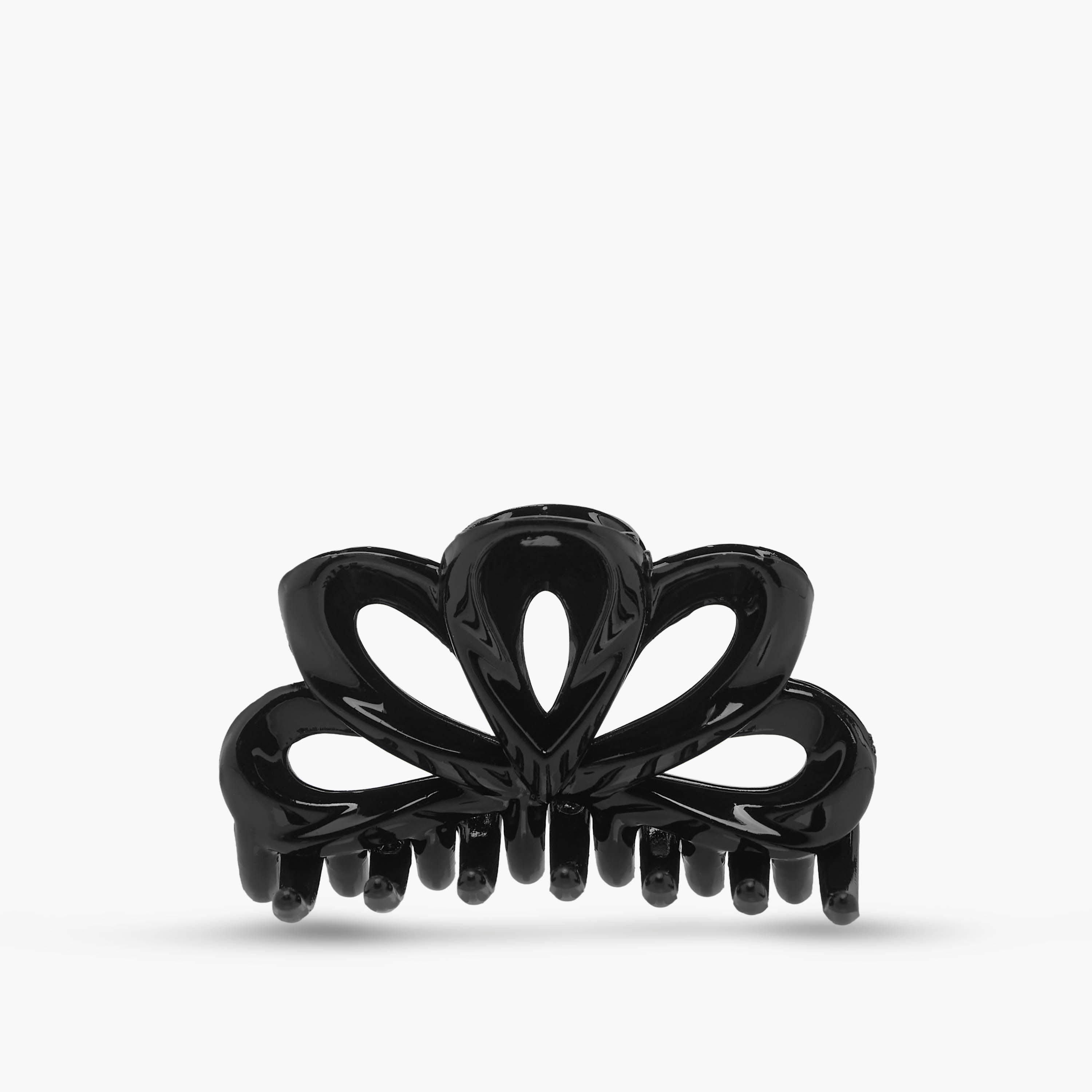 Pack of 2 Floral Hair Clamps with Matte Finish-women-hairaccessories-clamps-image-2