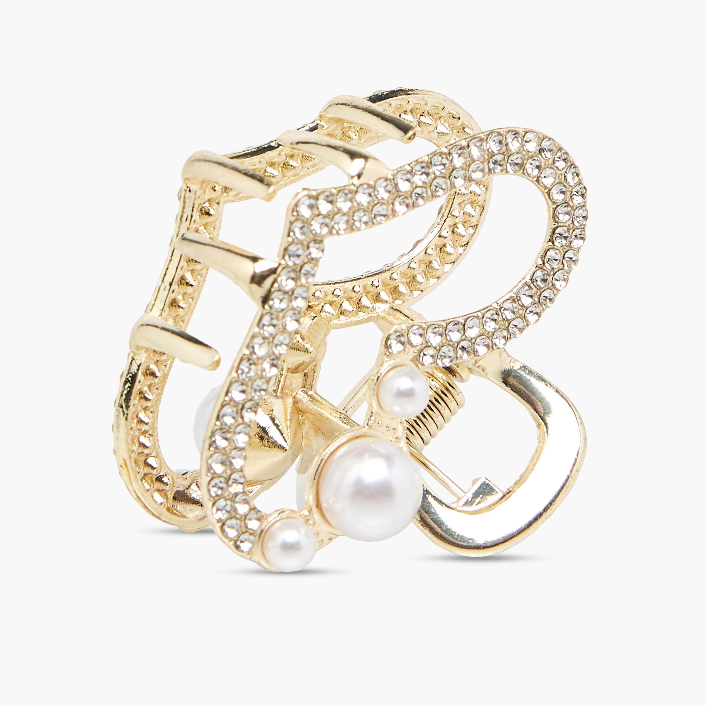 Heart Hair Clamp with Embellished Detail-women-hairaccessories-clamps-image-4