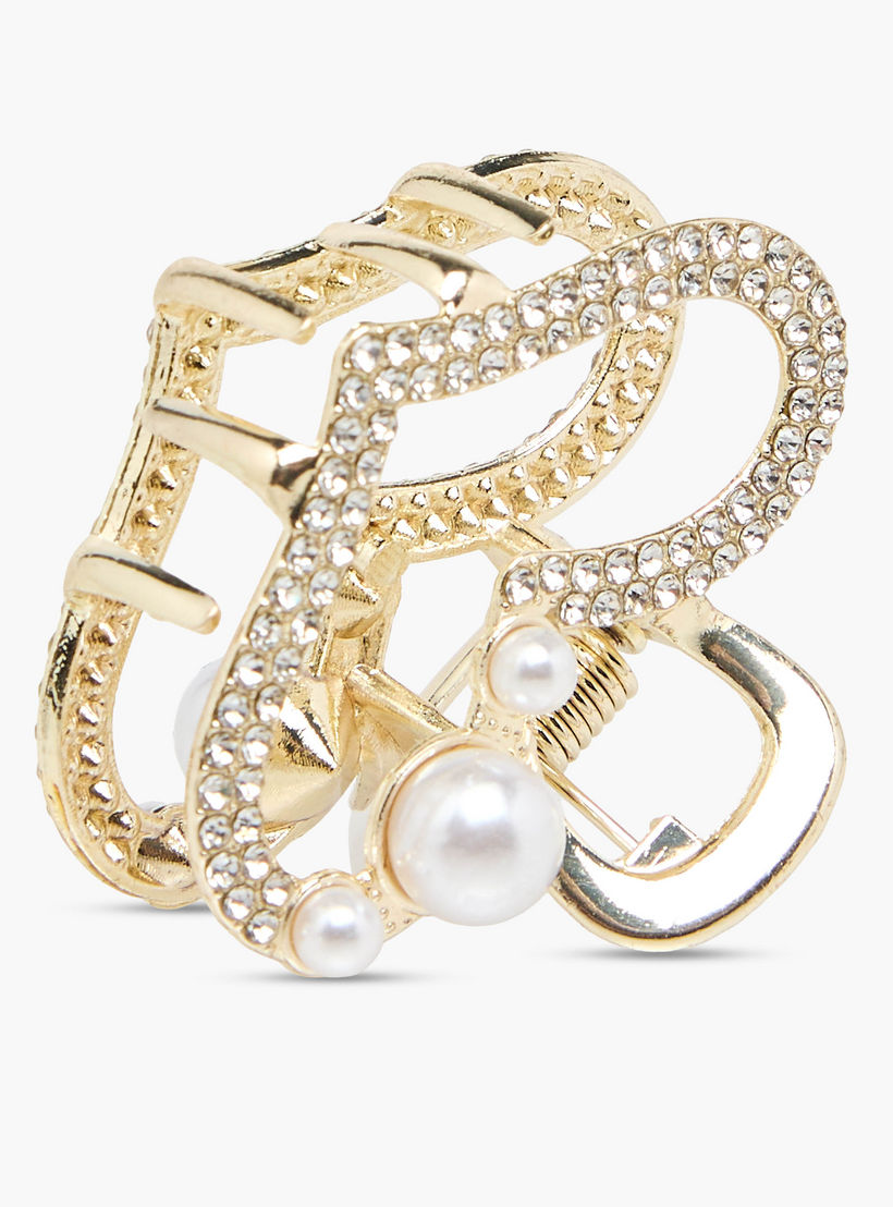 Heart Hair Clamp with Embellished Detail-women-hairaccessories-clamps-image-4