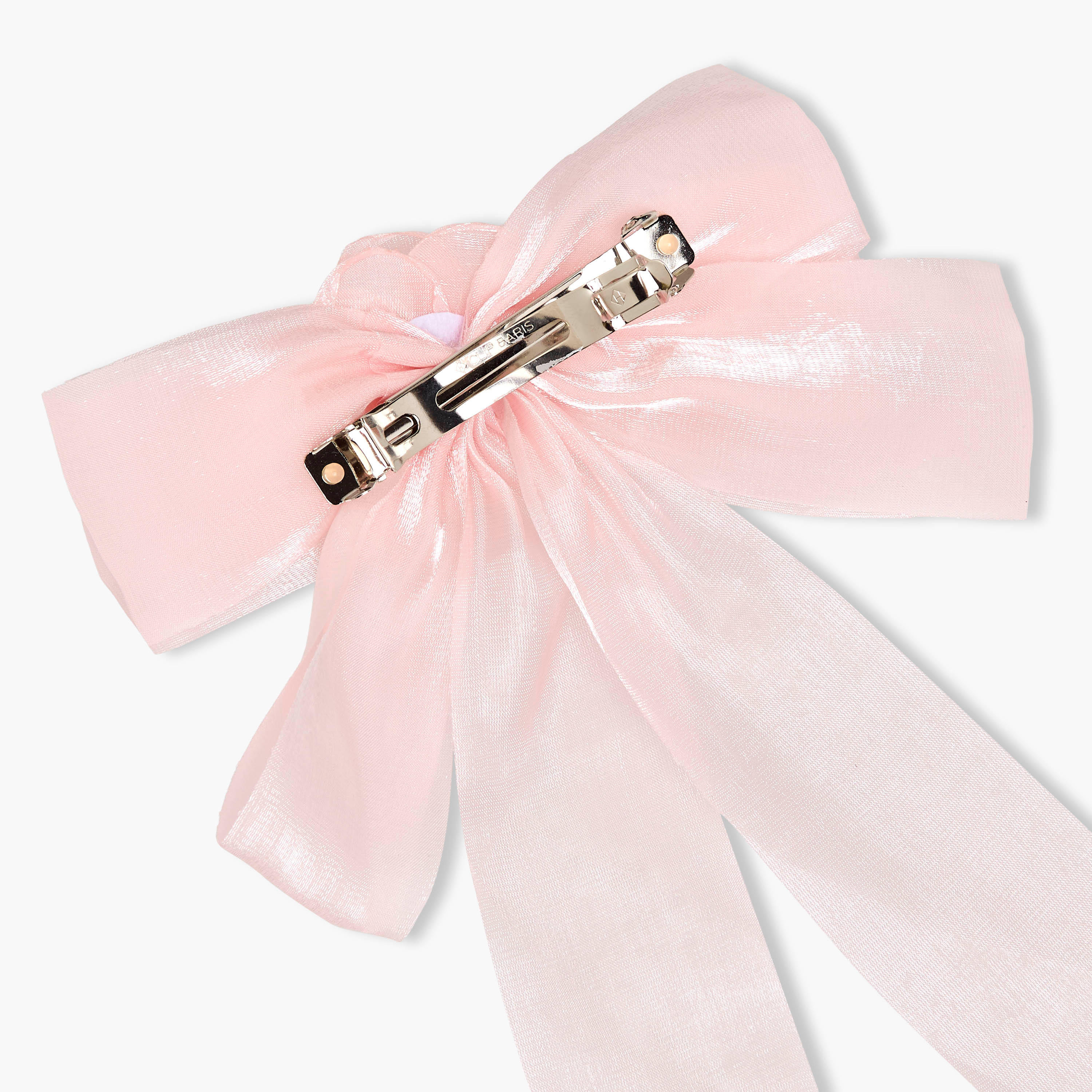 Bow Barrette Hair Clip with Pearl Embellishment-women-hairaccessories-clips-image-4